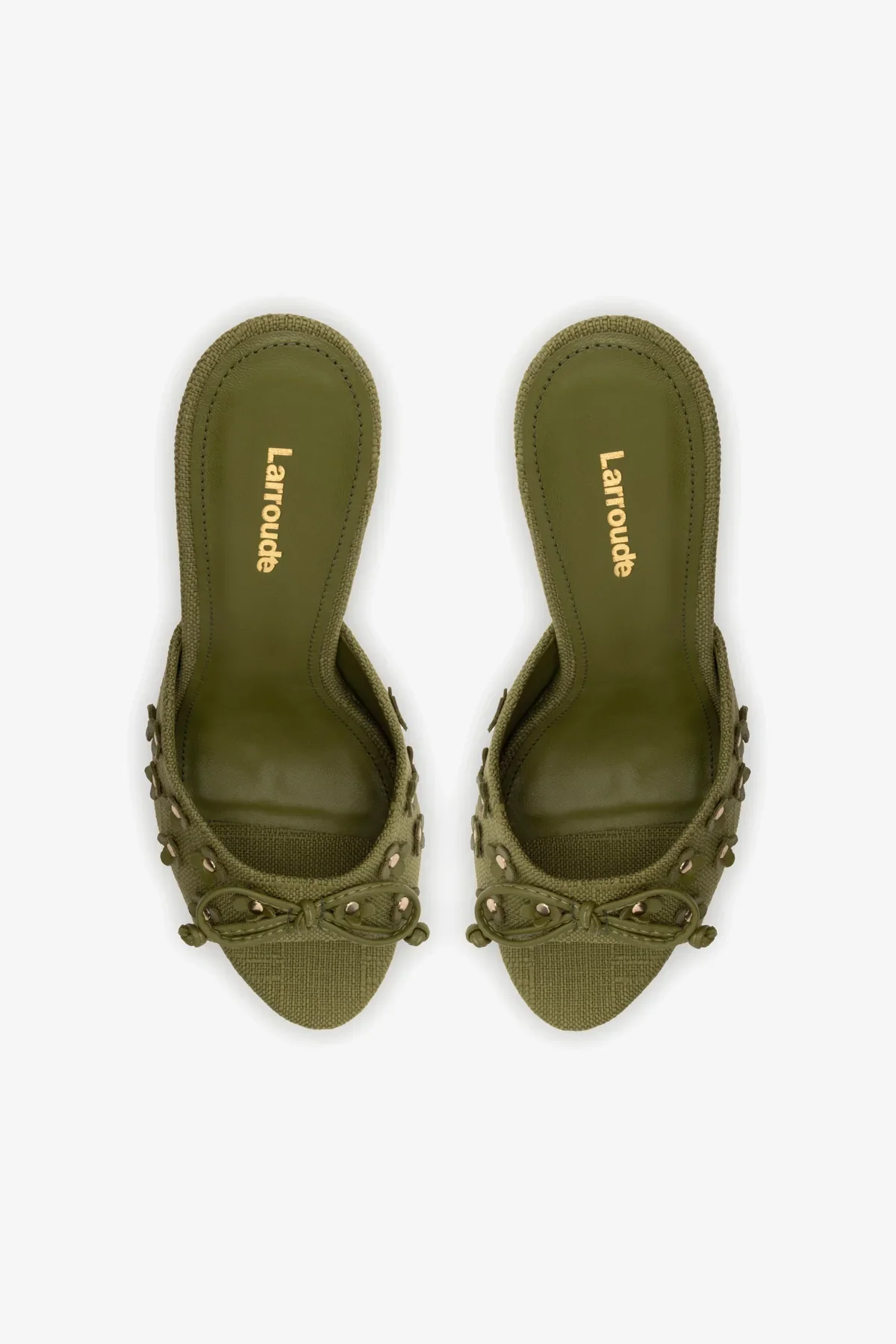 Jasmine Hi Mule In Seaweed Raffia