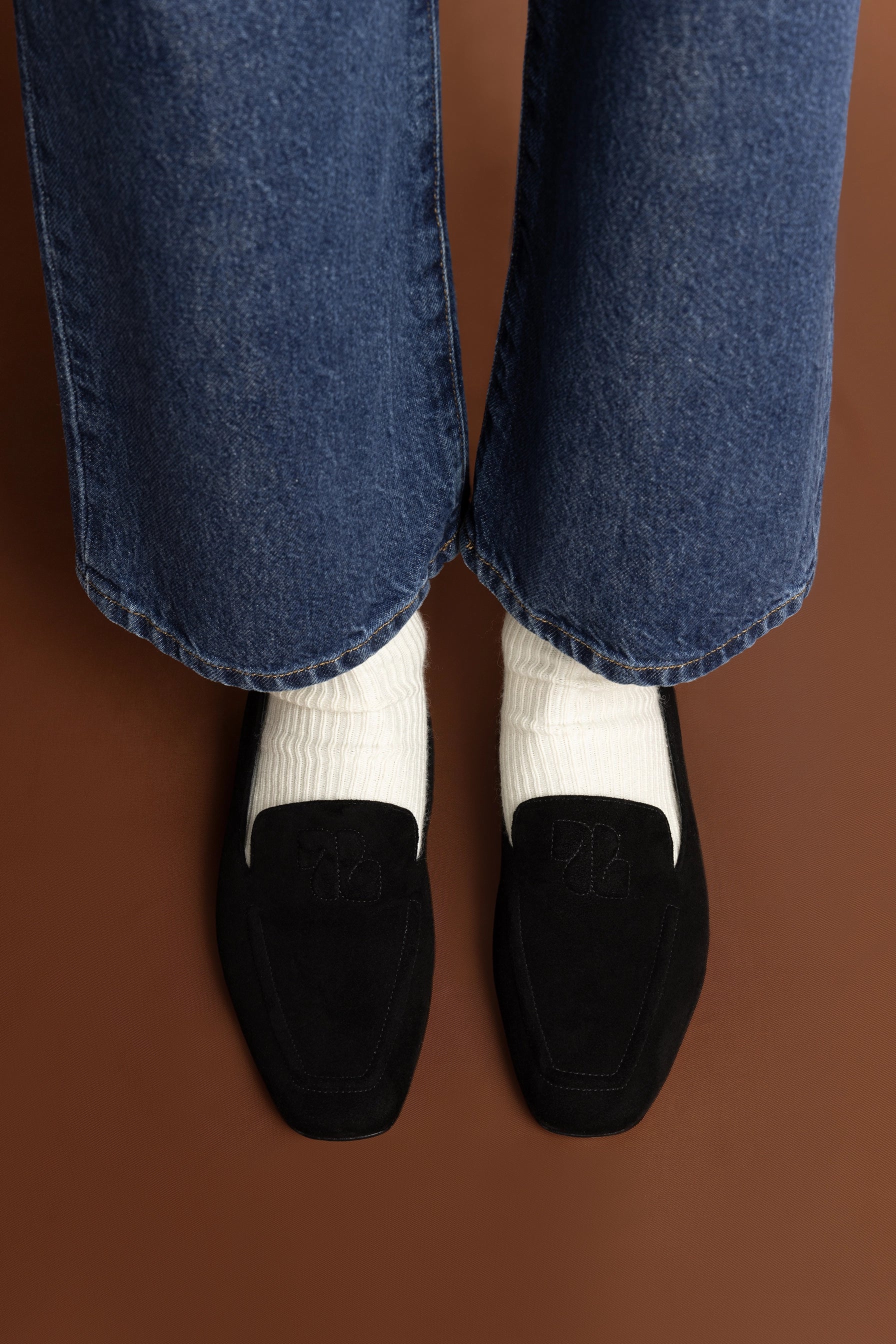 Penny Loafer In Black Suede