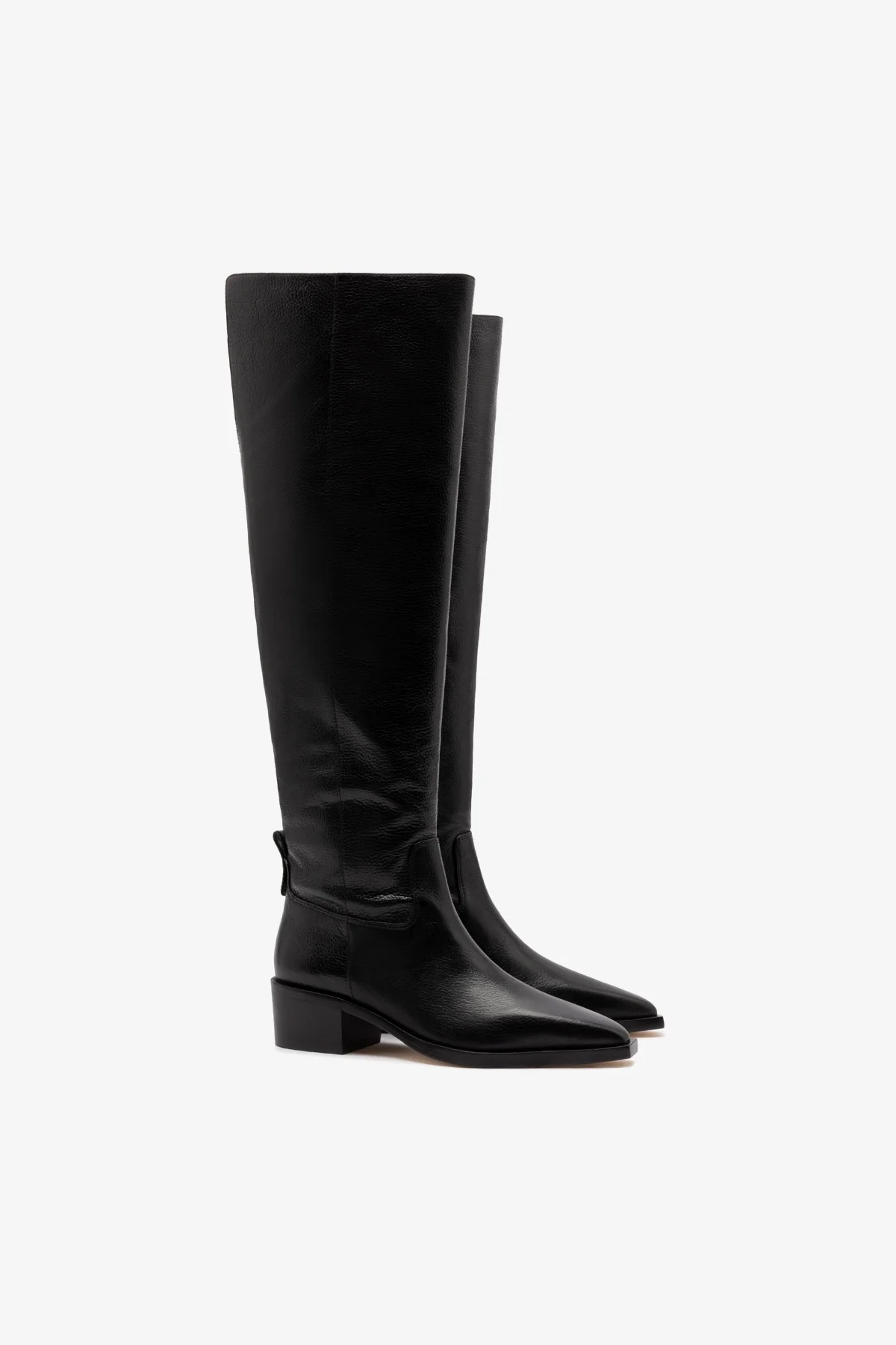 Florencia Hi Boot In Black Leather