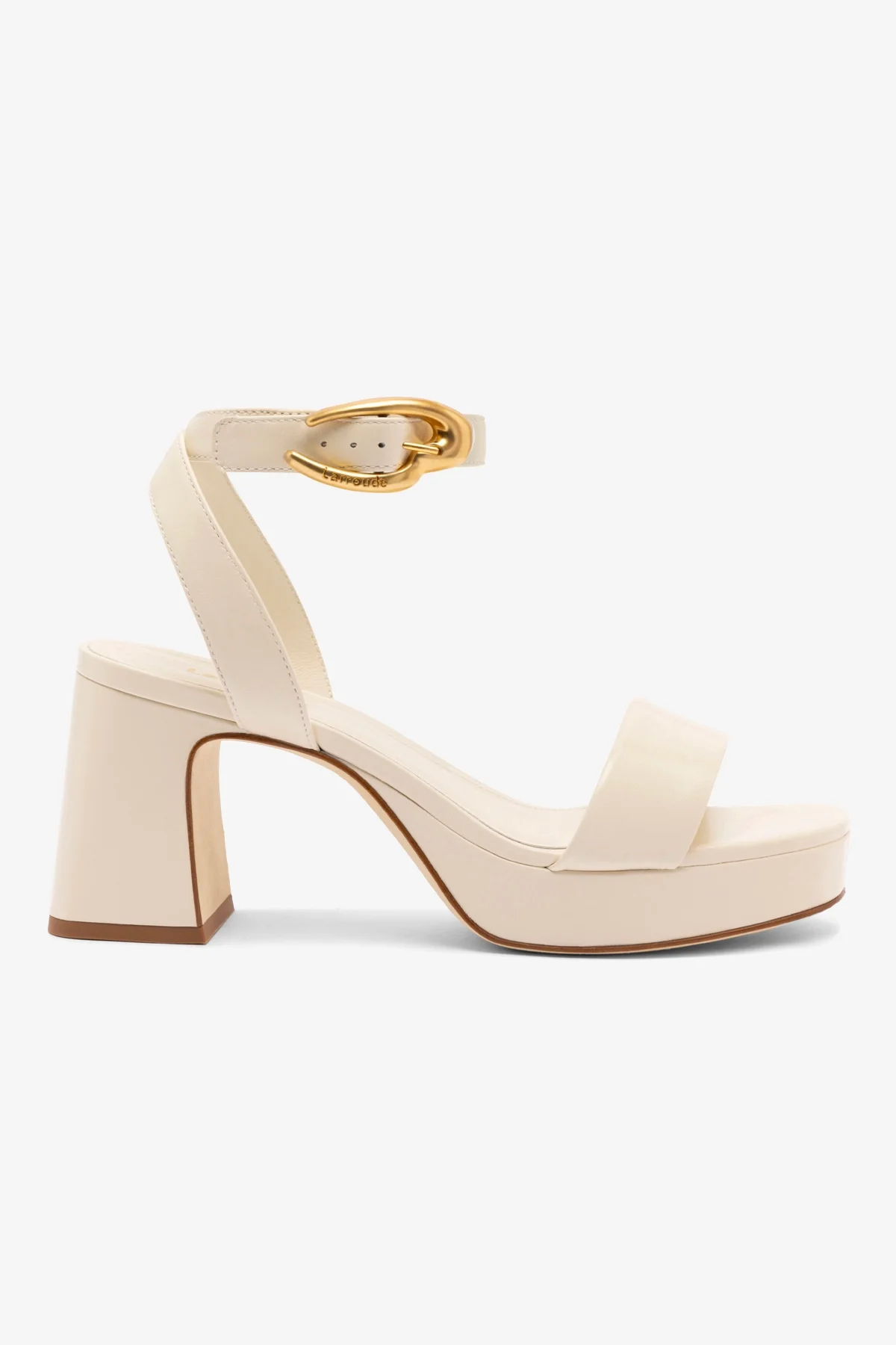 Dolly Verona Low Sandal In Ivory Leather