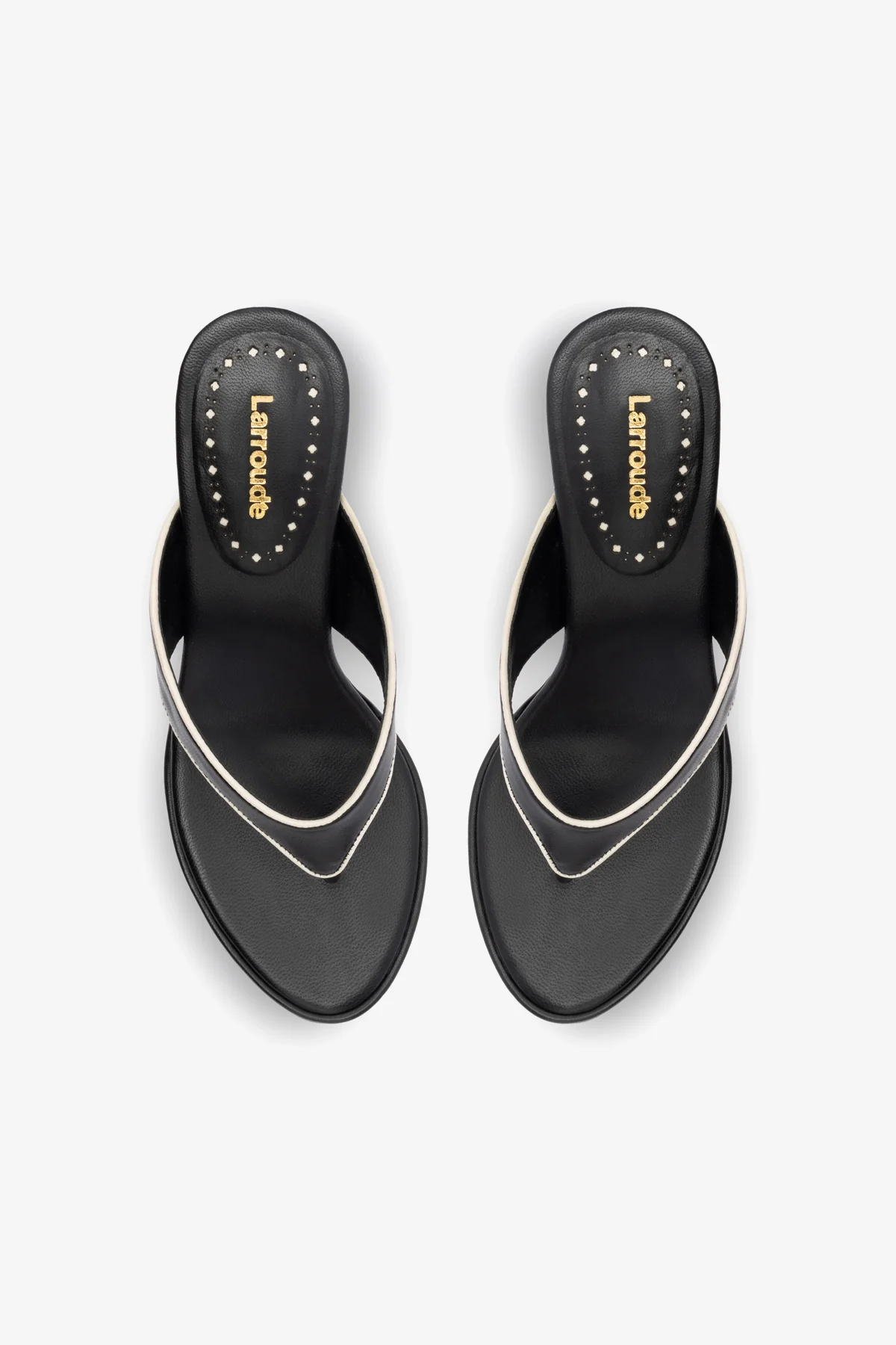 Gaia Sandal In Black Leather