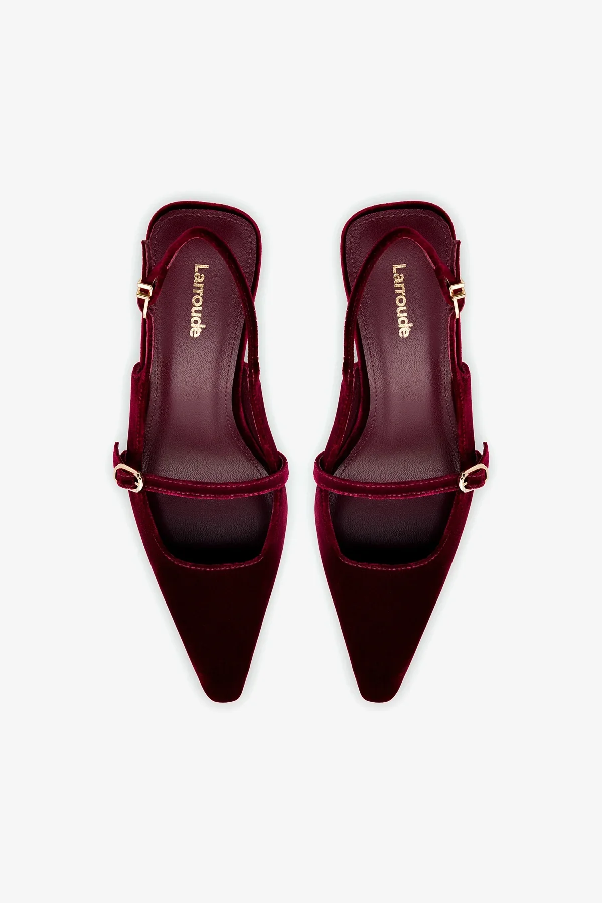 Ines Pump In Wine Velvet