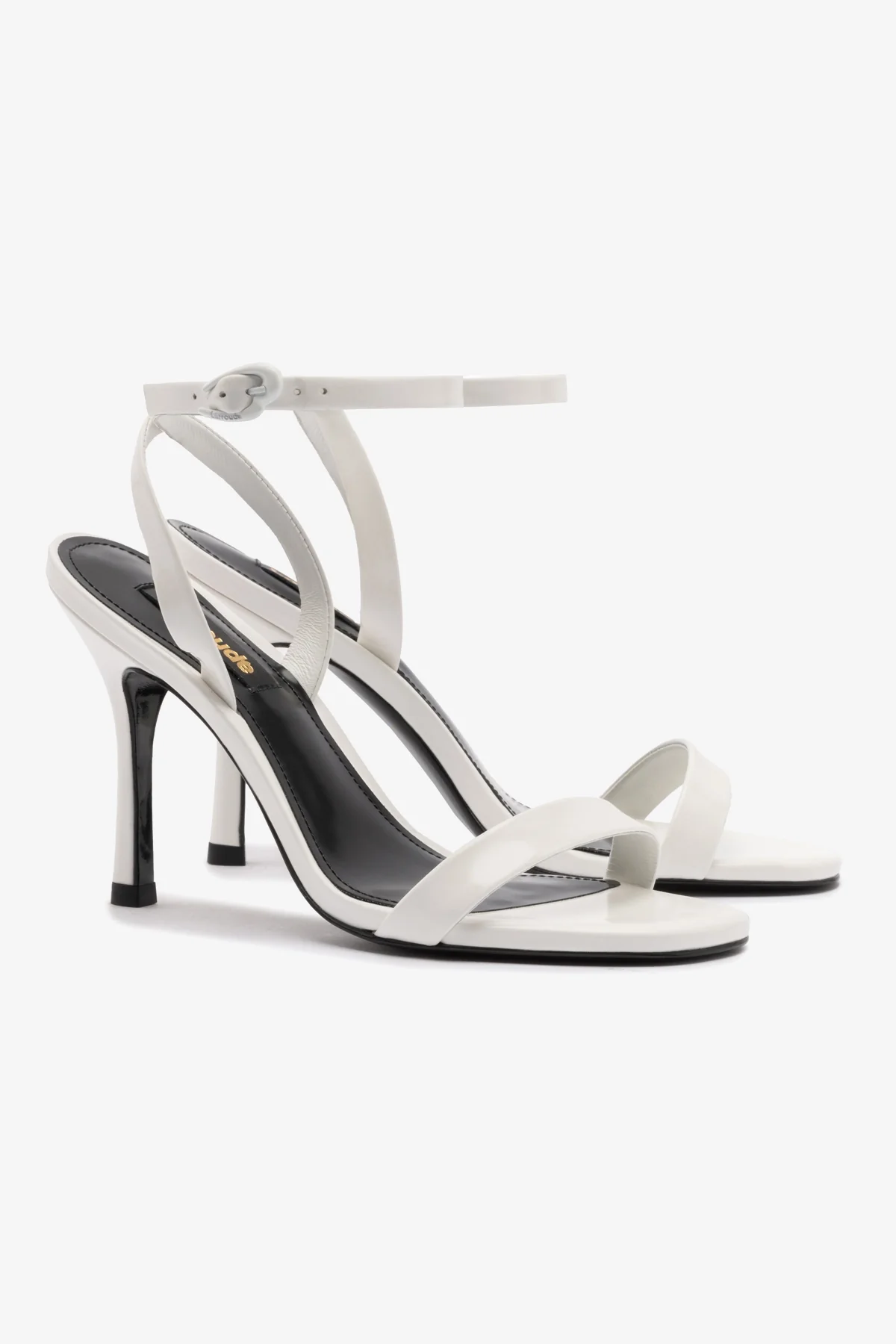 Veronina Sandal In White Patent Leather