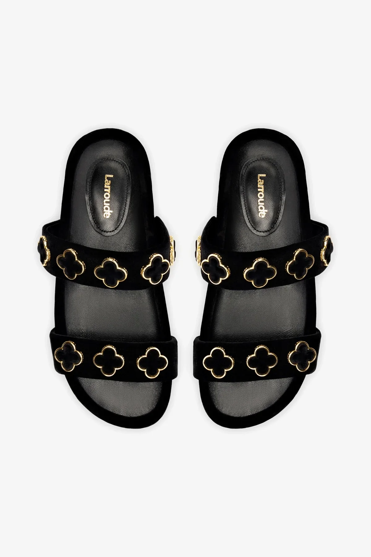 Milan Piccolo Slide In Black Velvet