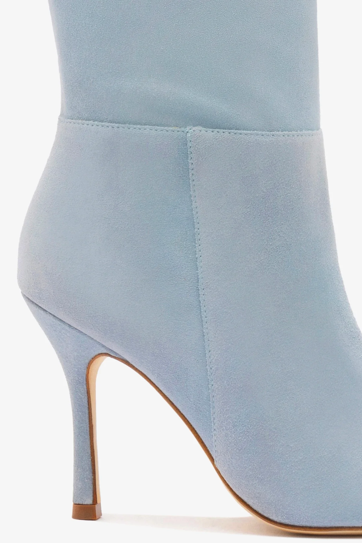Kate Hi Boot In Light Blue Suede