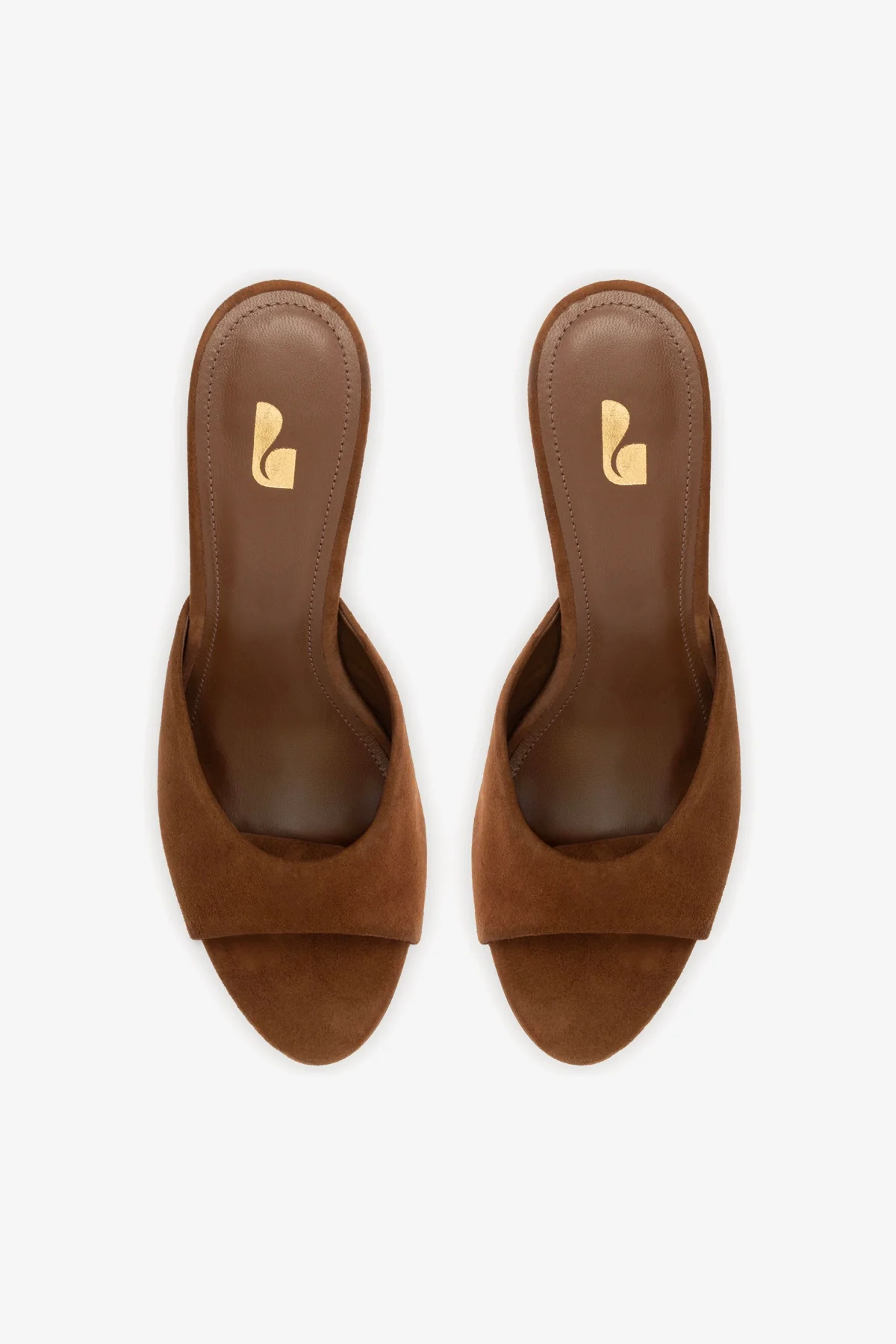 Jasmine Hi Mule In Burnt Umber Suede