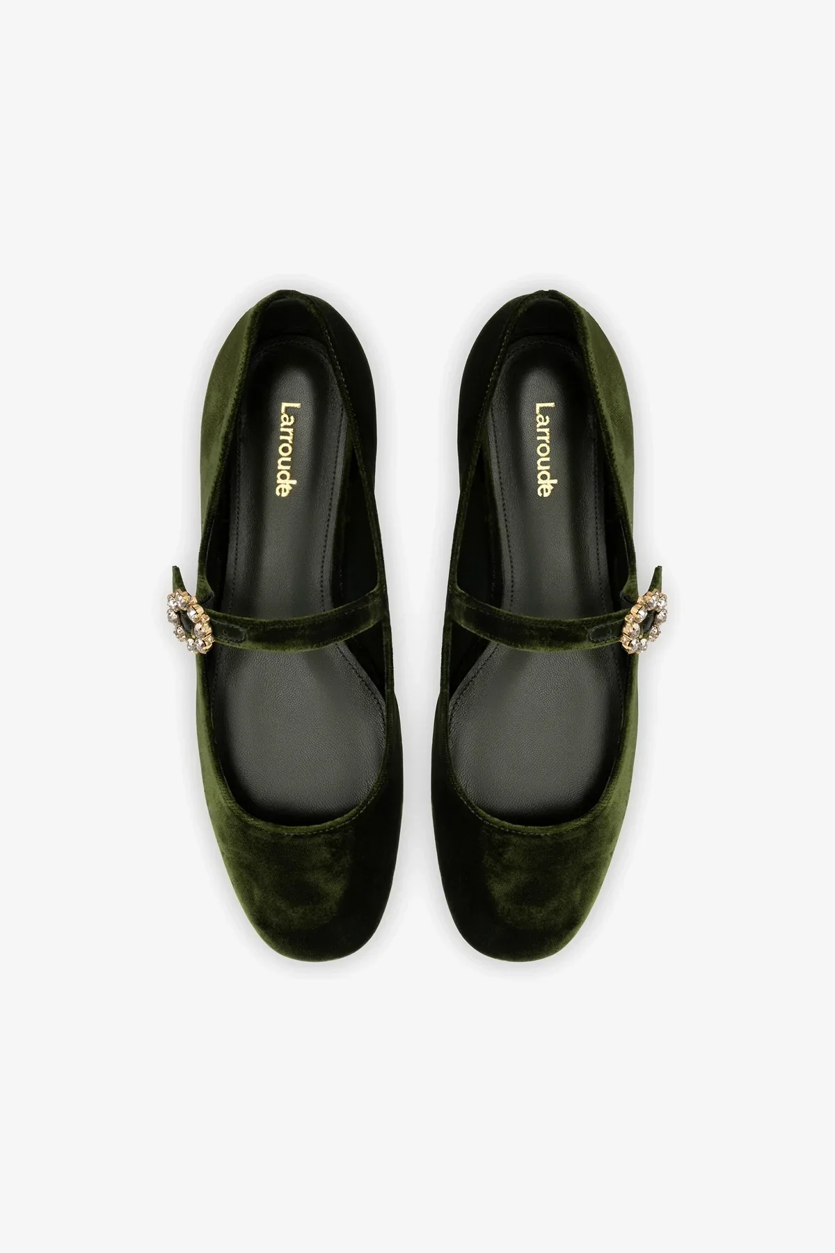 Blair Ballet Flat In Bosco Velvet