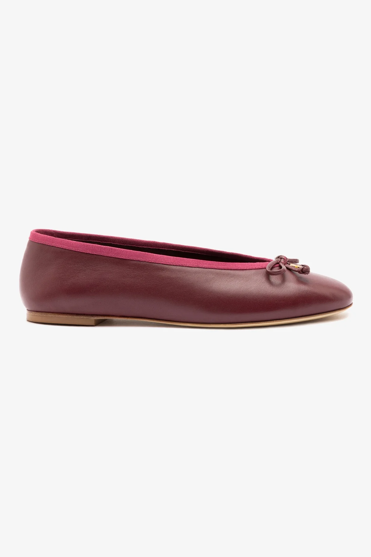 Pavlova Ballet Flat In Burgundy Leather