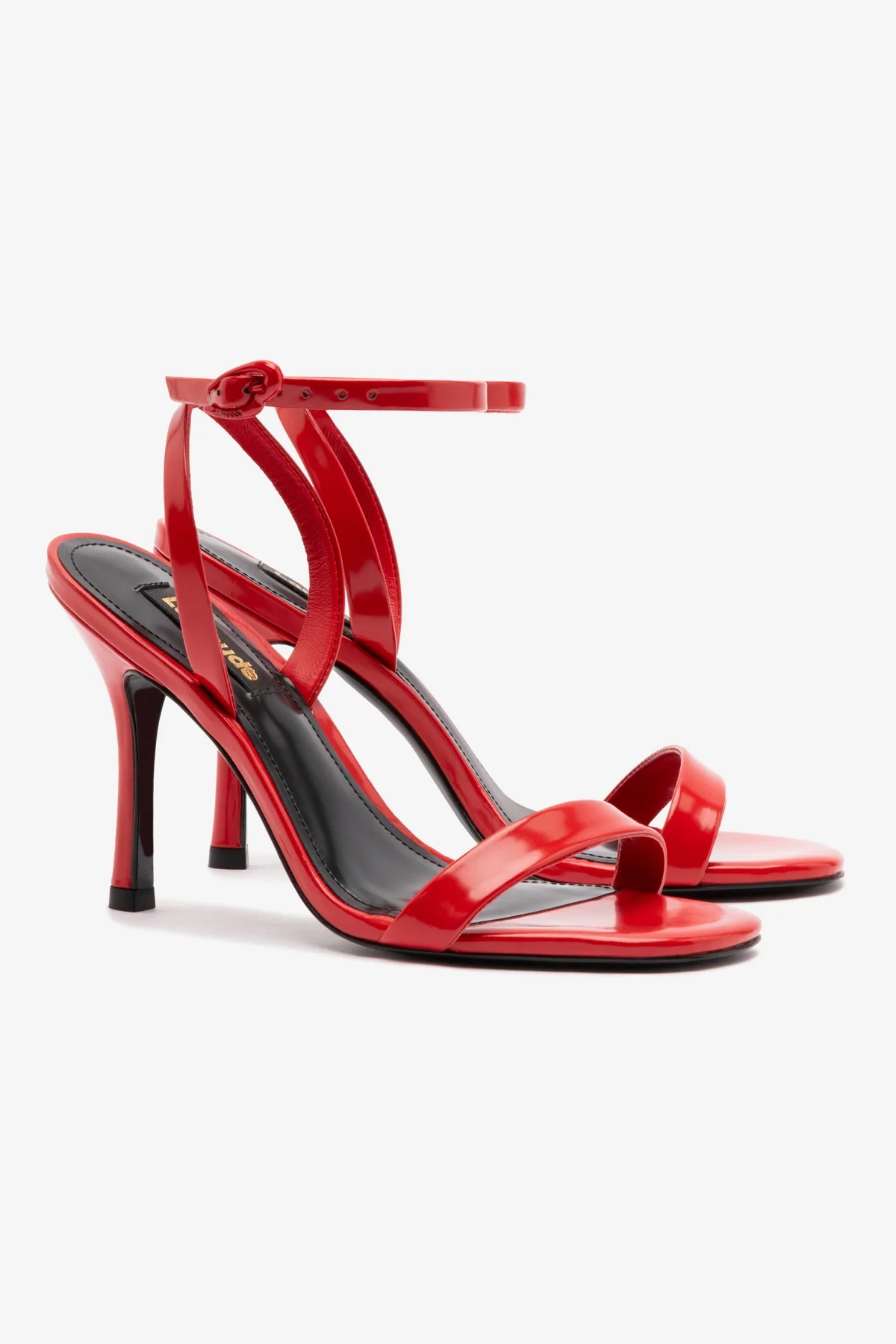 Veronina Sandal In Scarlet Patent Leather