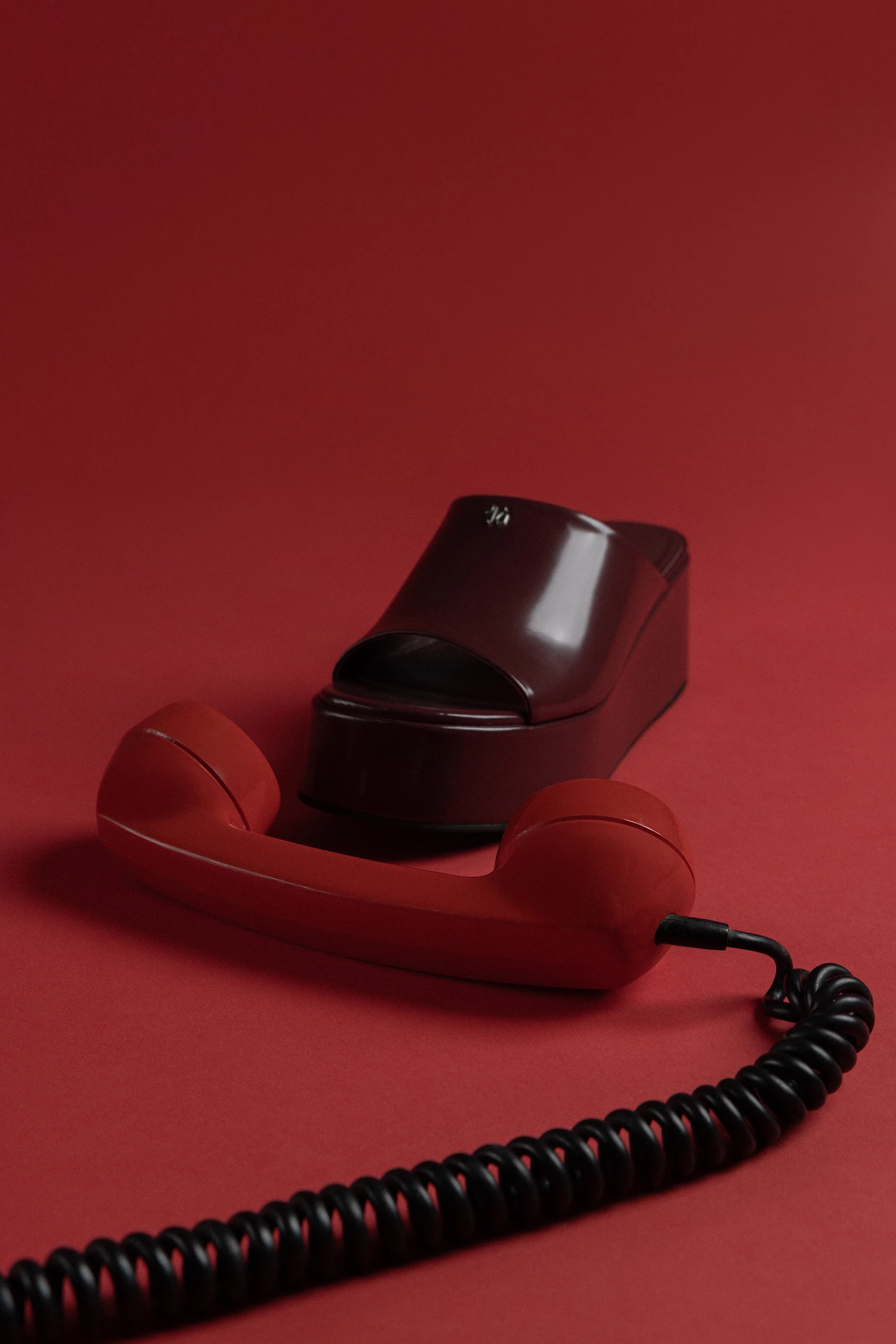 Charli Box Mule In Burgundy Leather