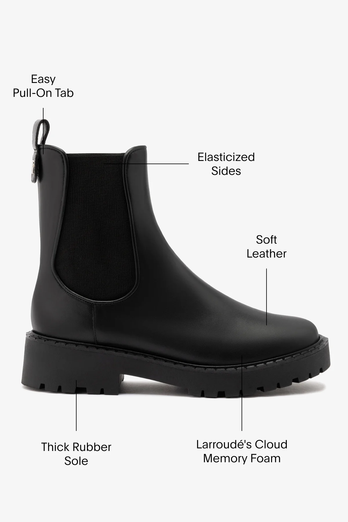 Sancha Boot In Black Leather