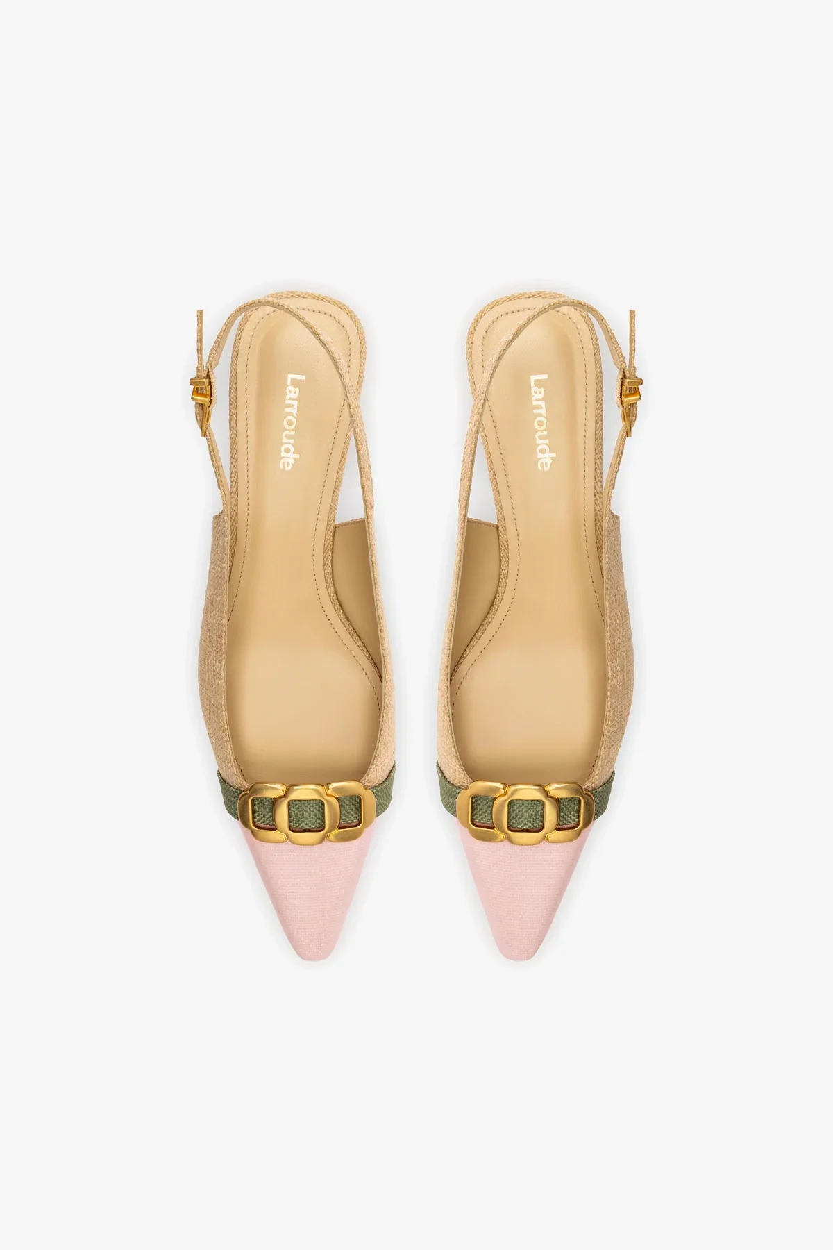 Franca Pump In Beige Raffia