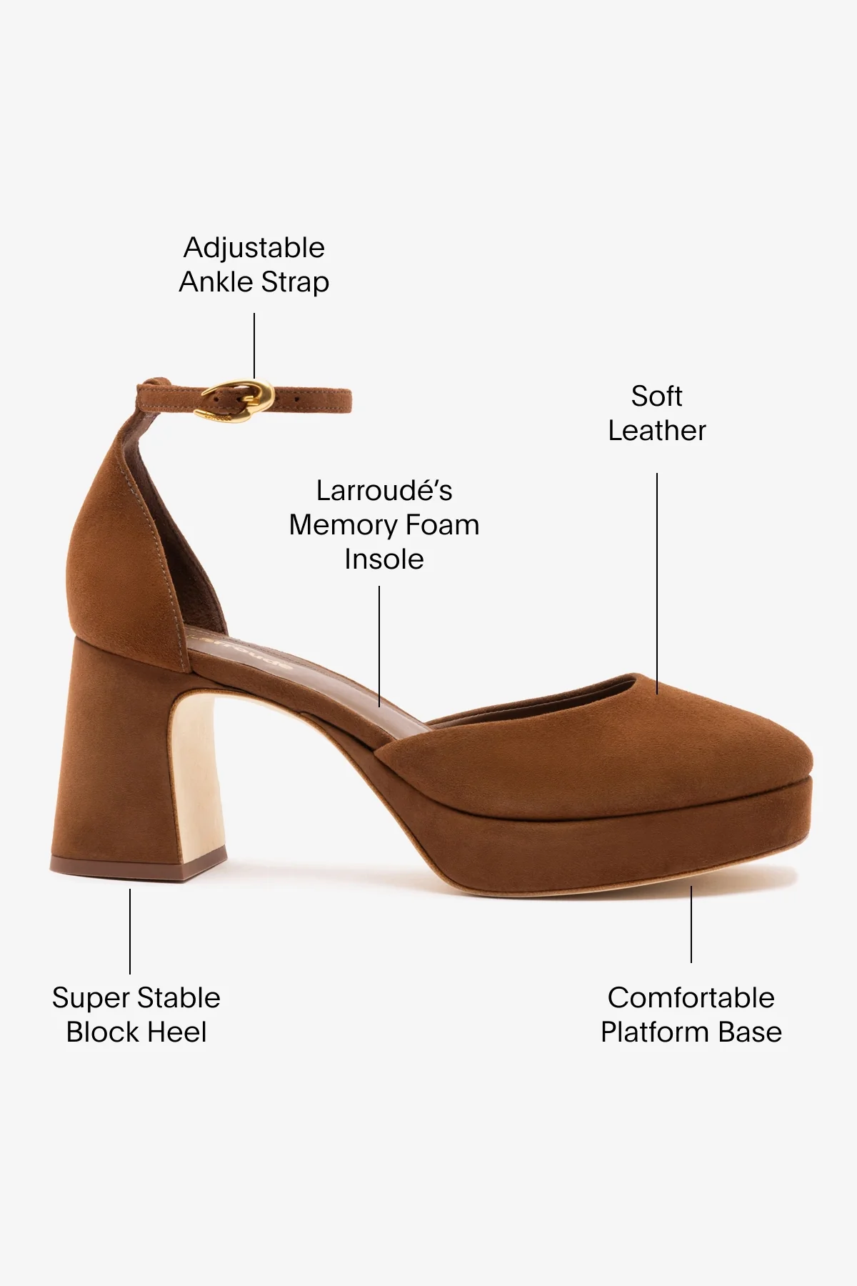 Ari Verona Low Pump In Burnt Umber Suede