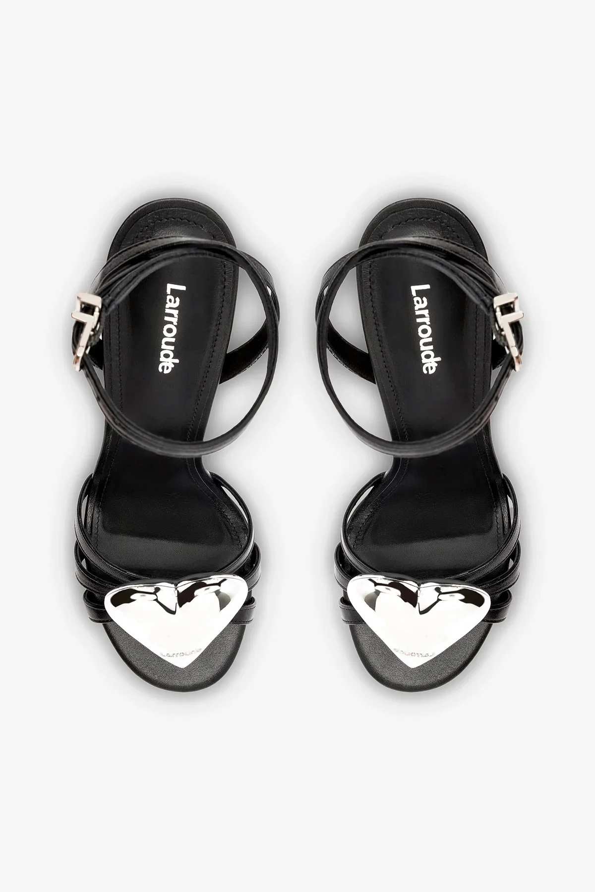 Amore Sandal in Black Leather