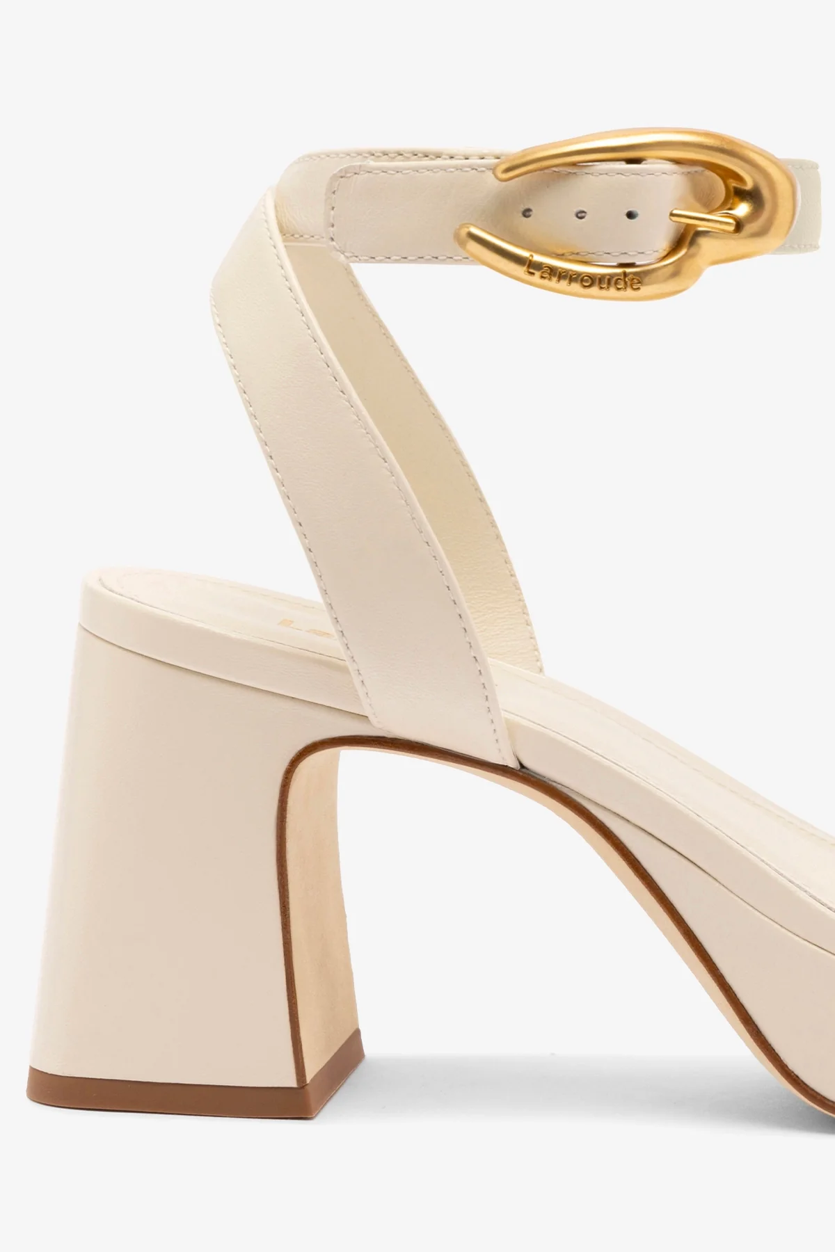 Dolly Verona Low Sandal In Ivory Leather