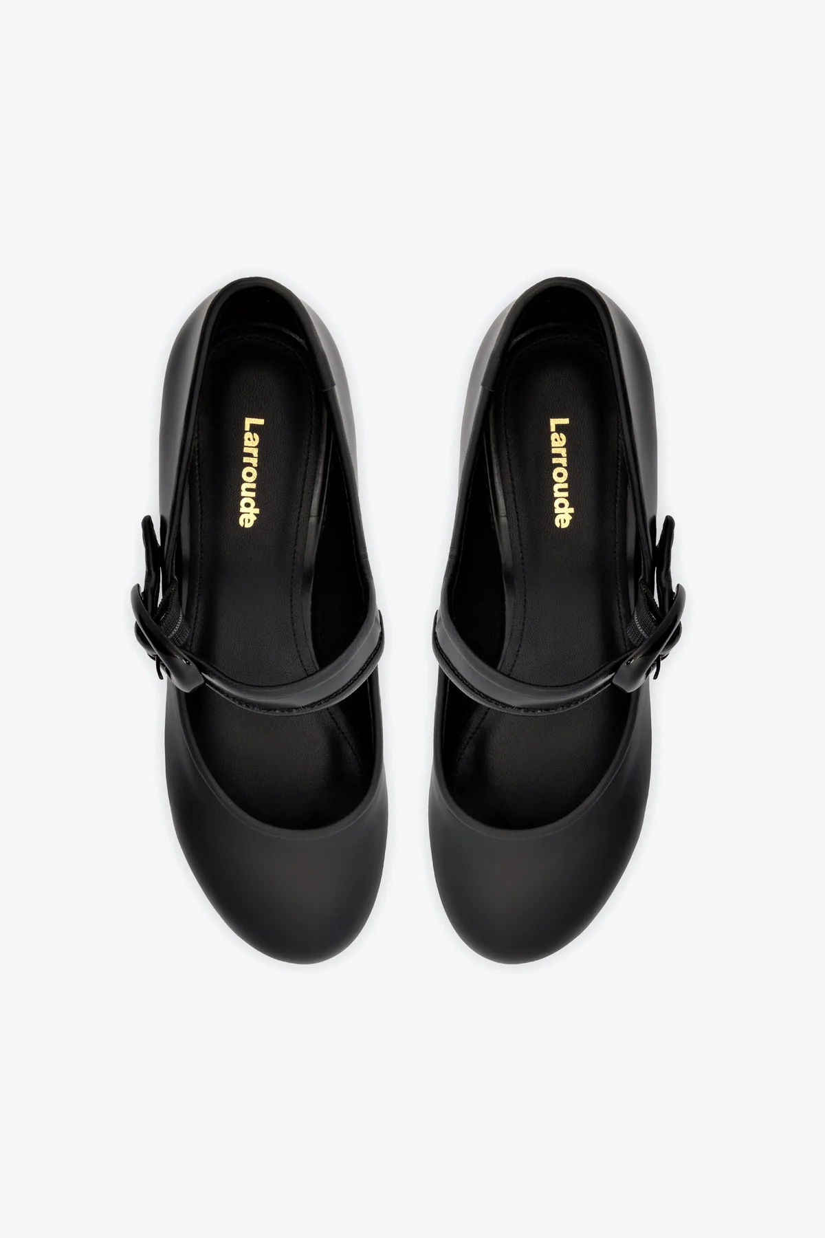 Verona Flatform In Black Box Leather