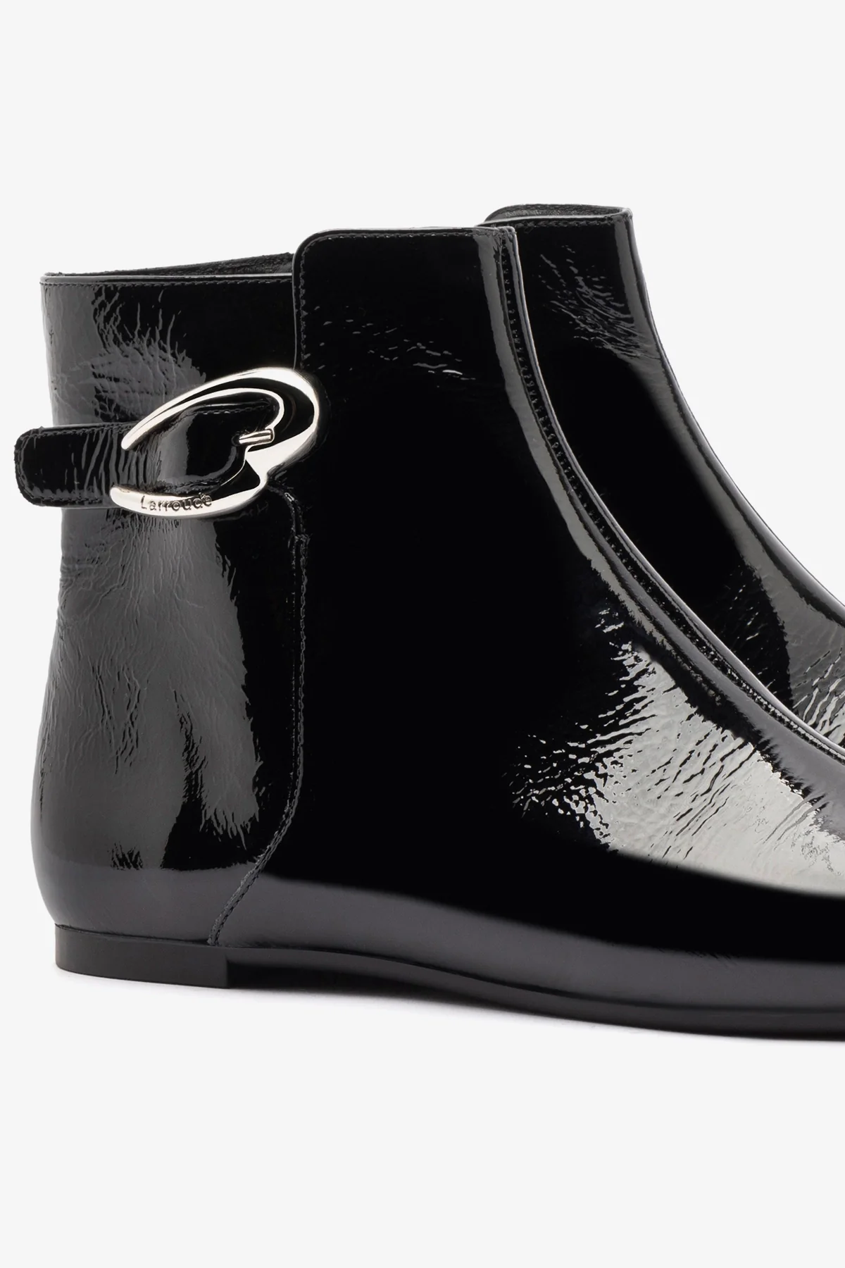 Mini Verona Boot In Black Patent Leather
