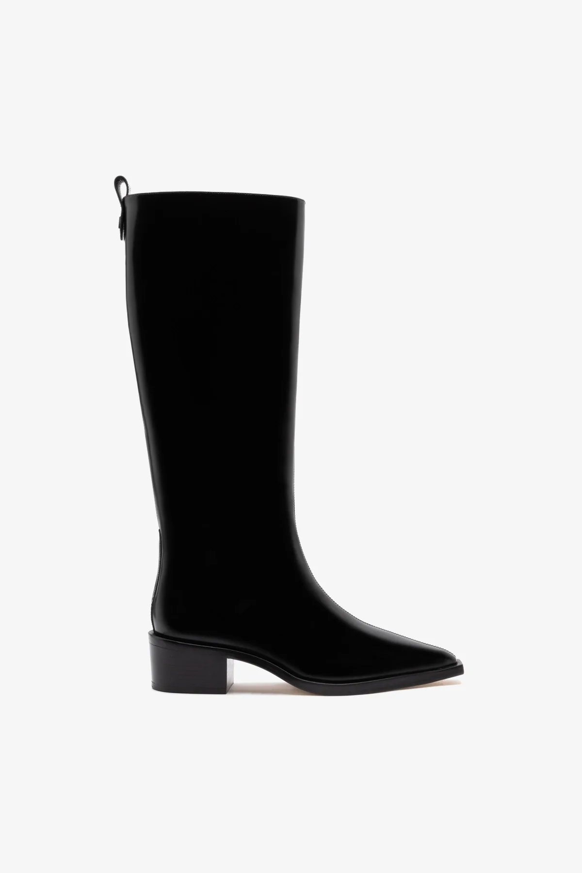 Florencia Boot In Black Box Leather