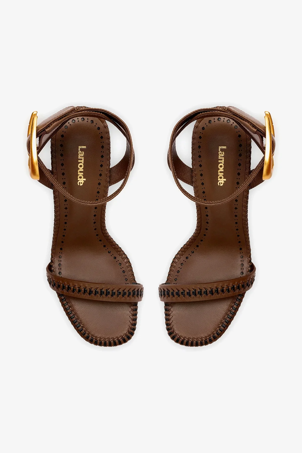 Verona Sandal In Burnt Umber Leather