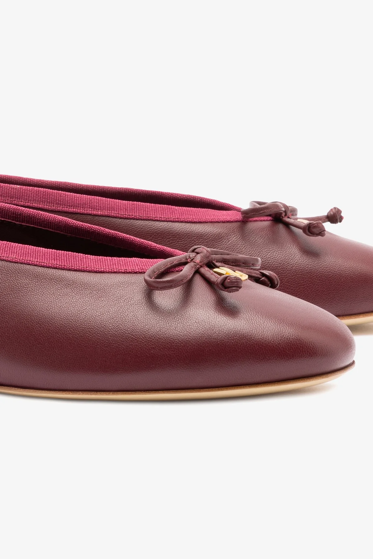Pavlova Ballet Flat In Burgundy Leather