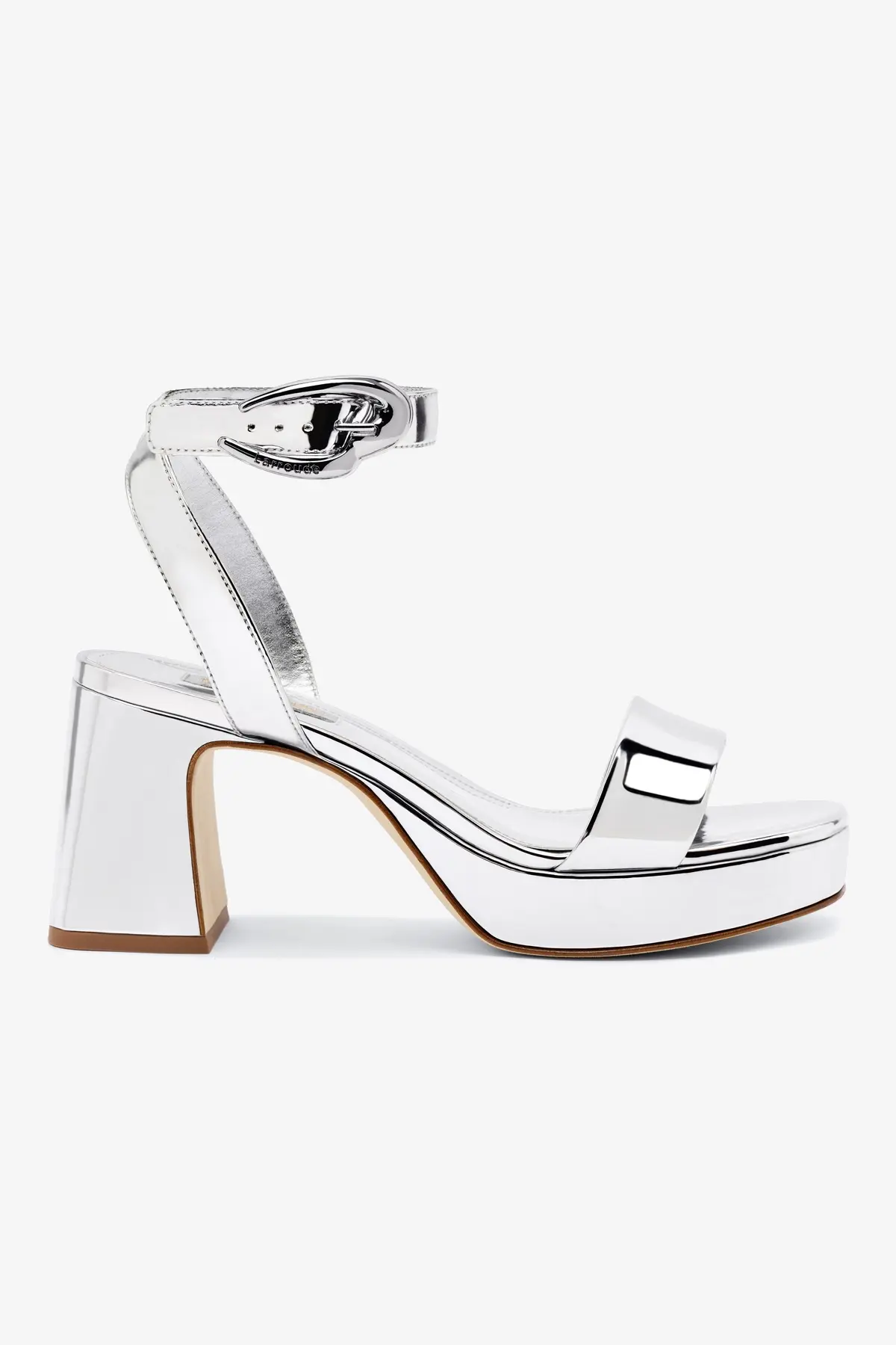Dolly Verona Low Sandal In Silver Specchio