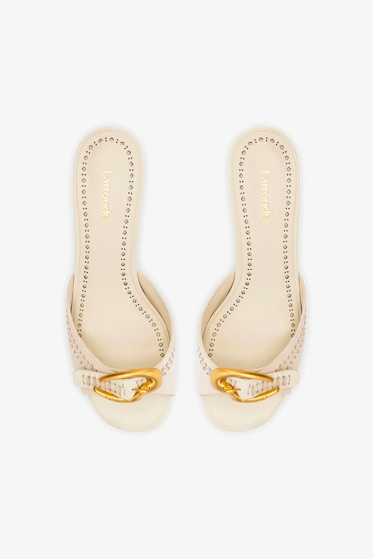 Verona Mule In Ivory Leather