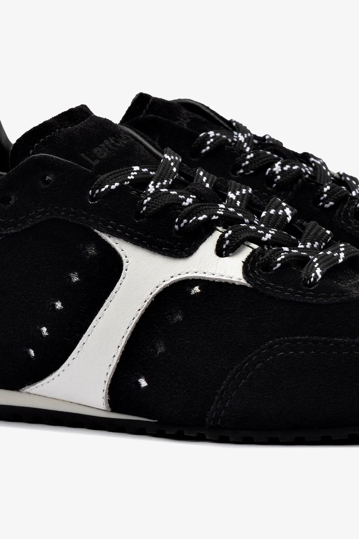 Stella Sneaker In Black Suede