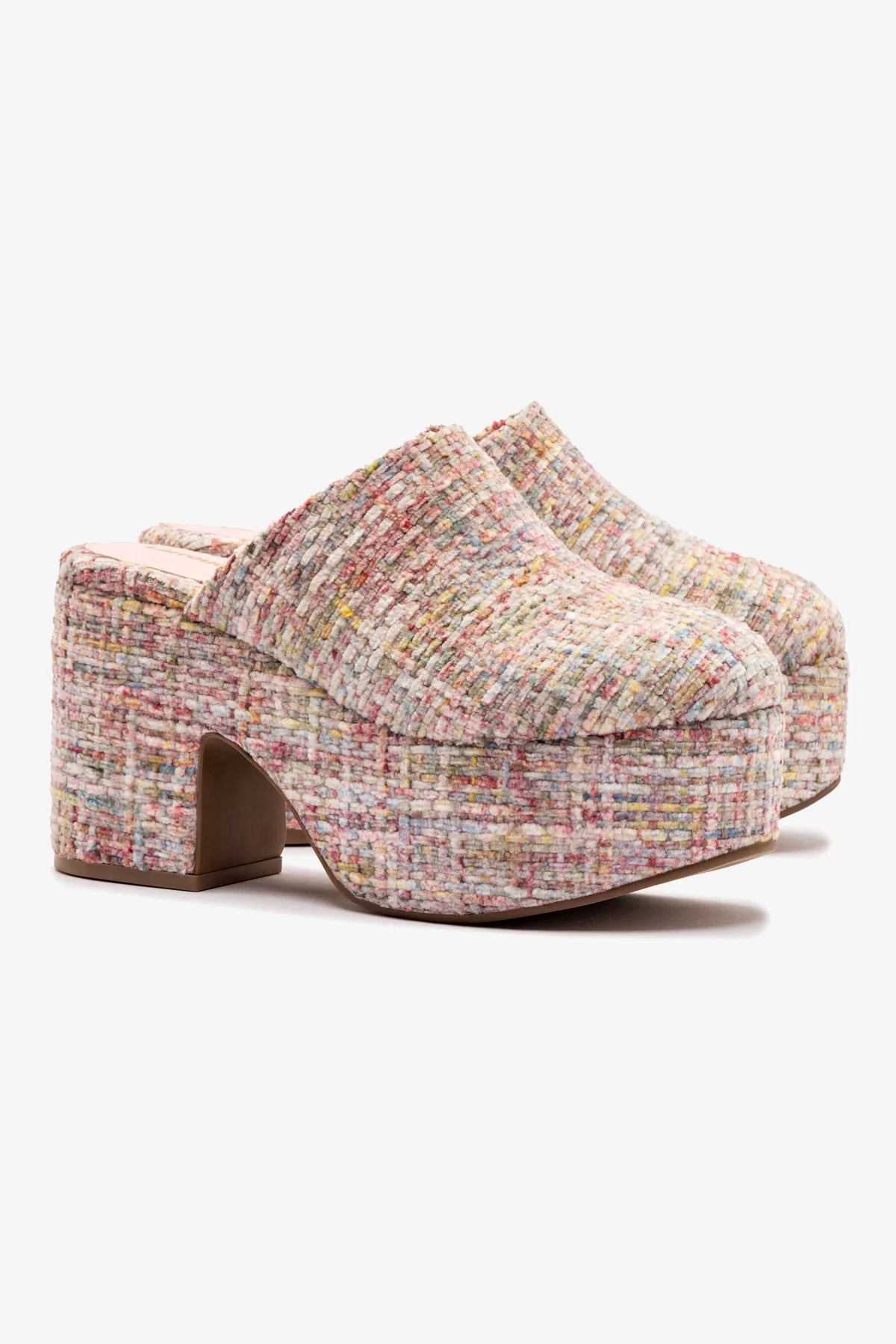 Miso Platform Clog In Tulip Velvet