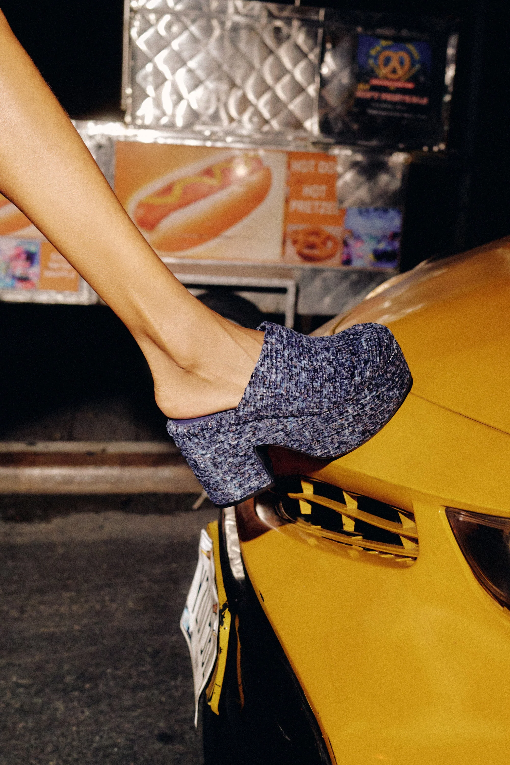 Miso Platform Clog In Midnight Velvet