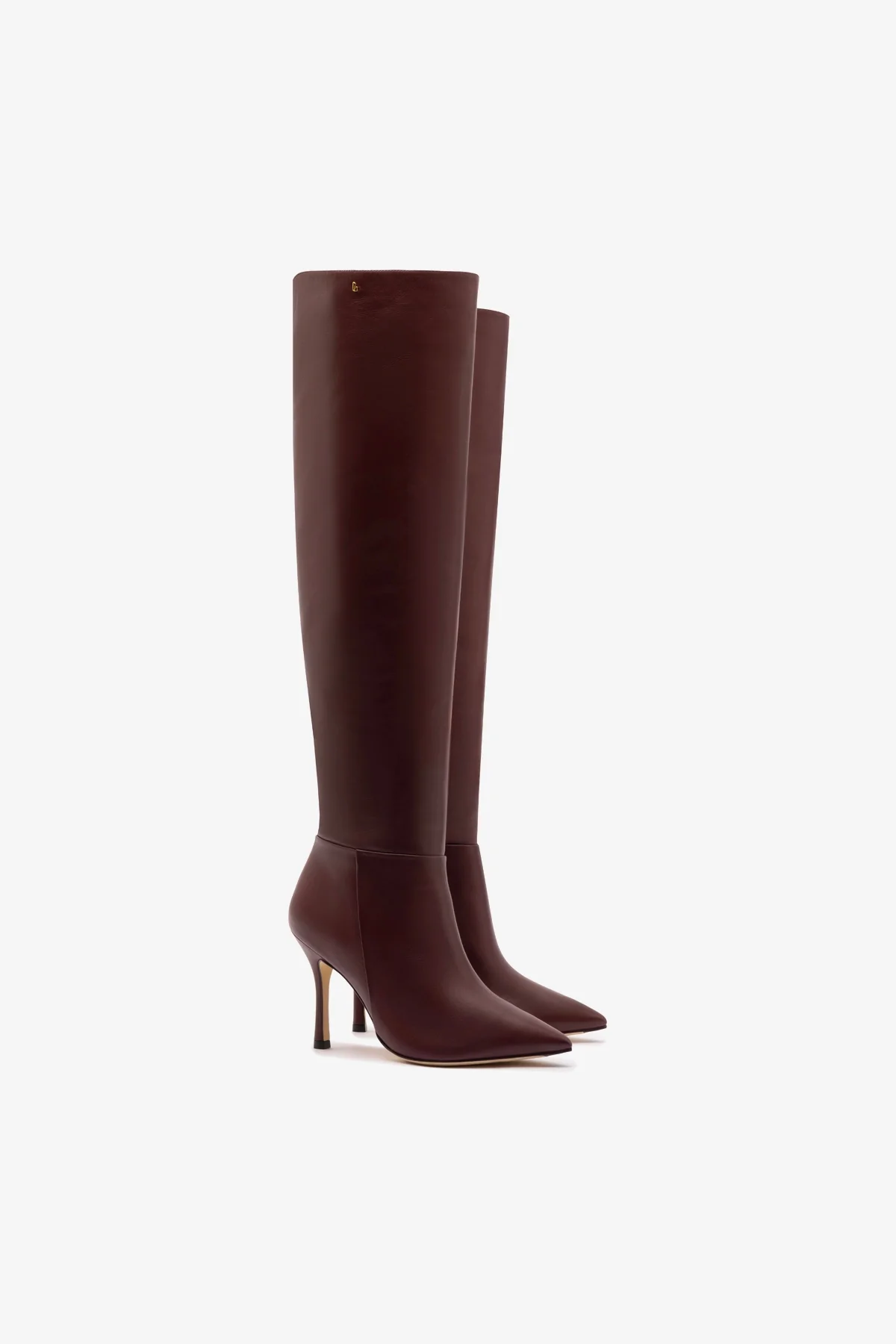 Kate Hi Boot In Burgundy Leather