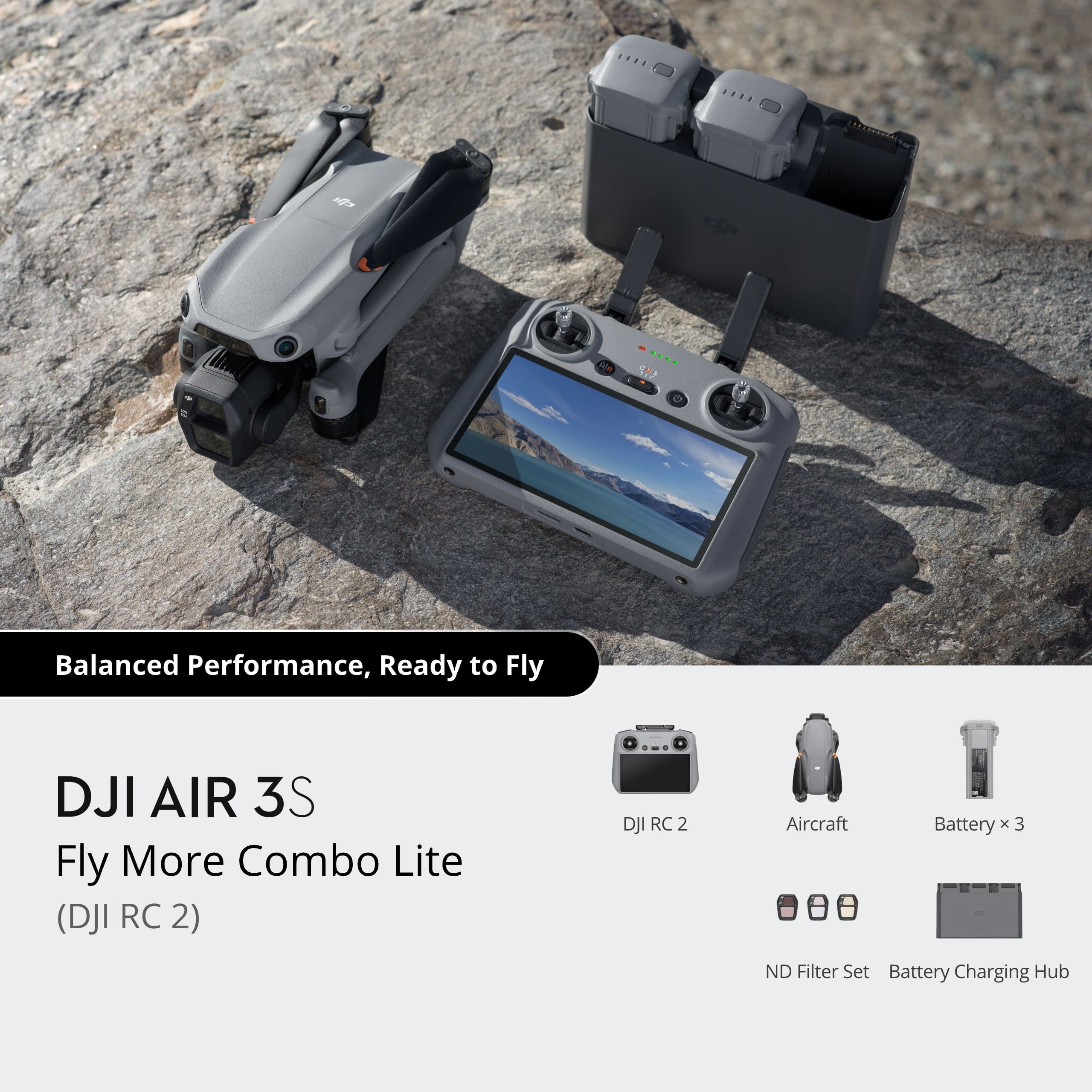 DJI Air 3S Fly More Combo Lite (DJI RC 2)