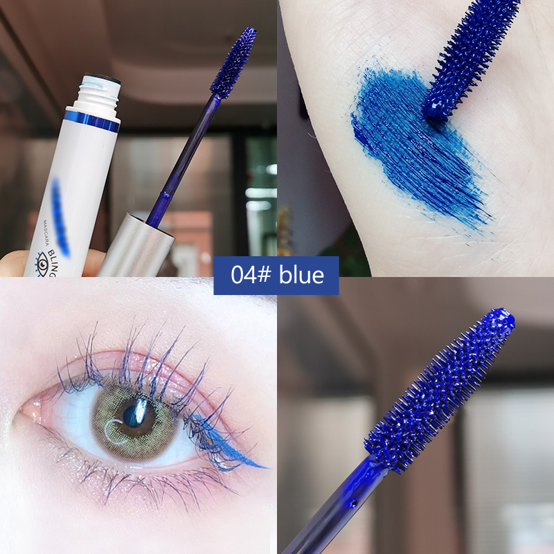 🔥 4D Waterproof Silk Fiber Thick Lengthening Colour Mascara