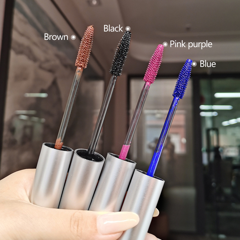 🔥 4D Waterproof Silk Fiber Thick Lengthening Colour Mascara