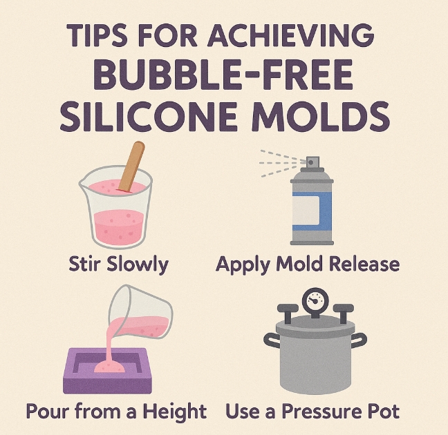 Tips for Achieving Bubble-Free Silicone Molds – Silicone Mold Tutorial & Tips | bksiliconestudto