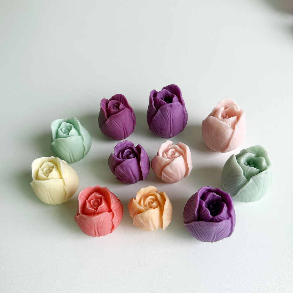 Tulip Candle Silicone Mold Ice Cube Mold – Silicone Mold for Candle, Soap, Resin | bksiliconestudto
