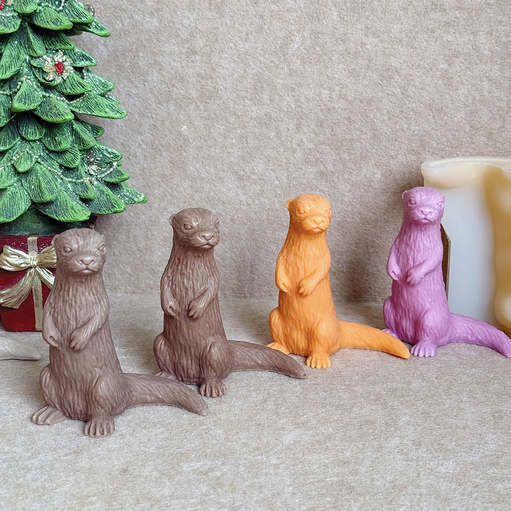 Adorable Otter - Shaped Candle Molds and Creations – Silicone Mold for Candle, Soap, Resin | bksiliconestudto