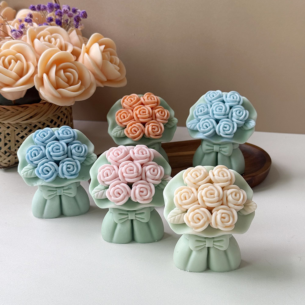 Tulip - Shaped Candle Bouquets: A Touch of Floral Elegance – Silicone Mold for Candle, Soap, Resin | bksiliconestudto