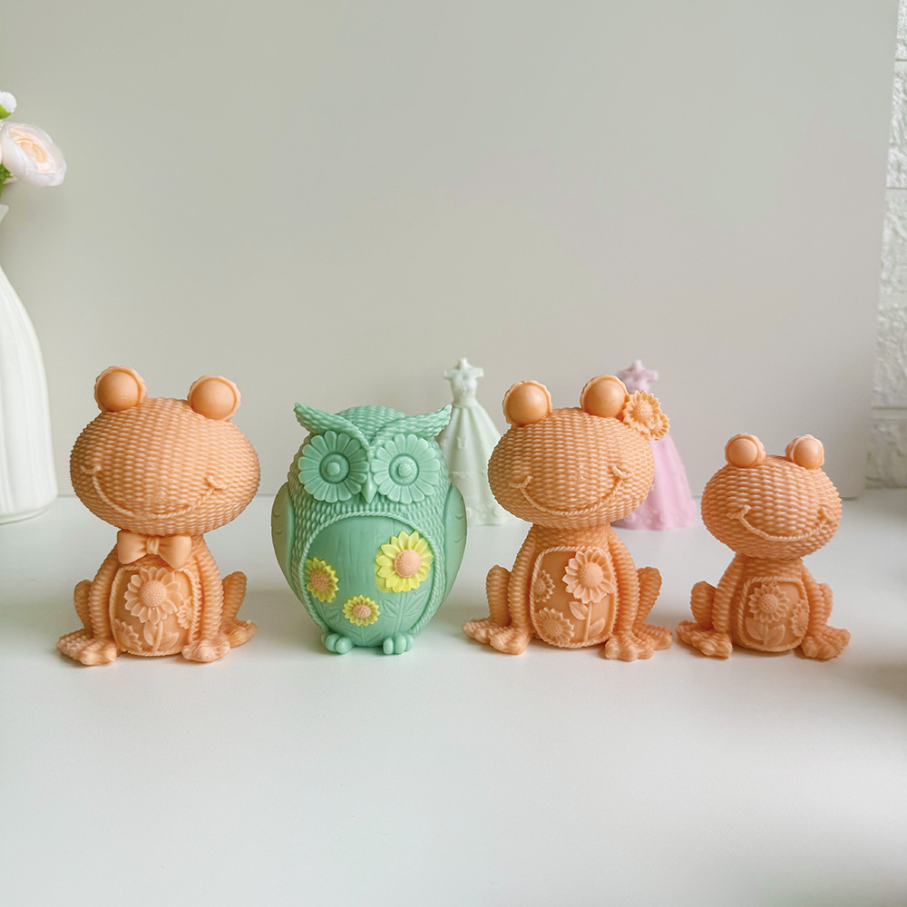 DIY Animal Molds for Whimsical Crafts – Silicone Mold for Candle, Soap, Resin | bksiliconestudto