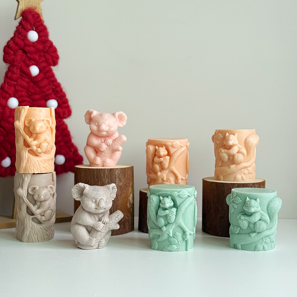 Squirrel - Themed Silicone Mold and Casting Dimensions – Silicone Mold for Candle, Soap, Resin | bksiliconestudto