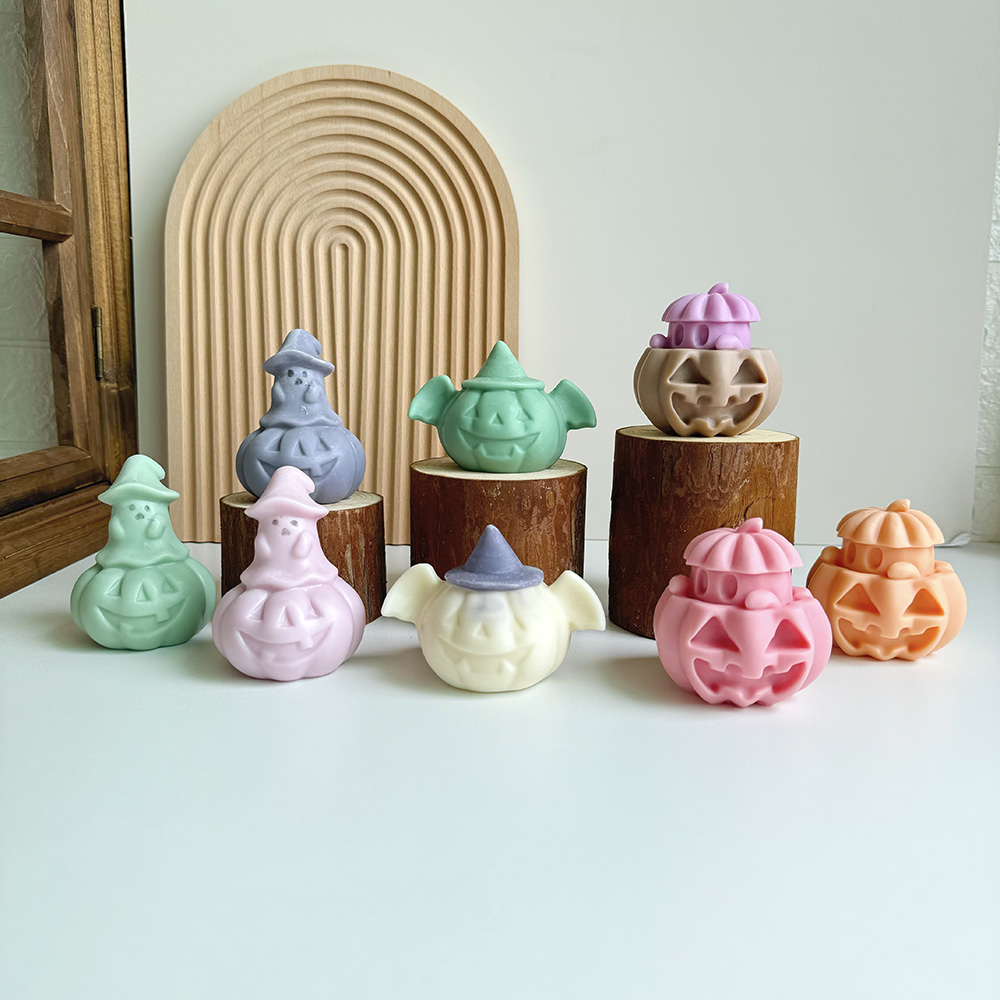 Halloween - Themed Candle Mold & Finished Product Dimensions – Silicone Mold for Candle, Soap, Resin | bksiliconestudto