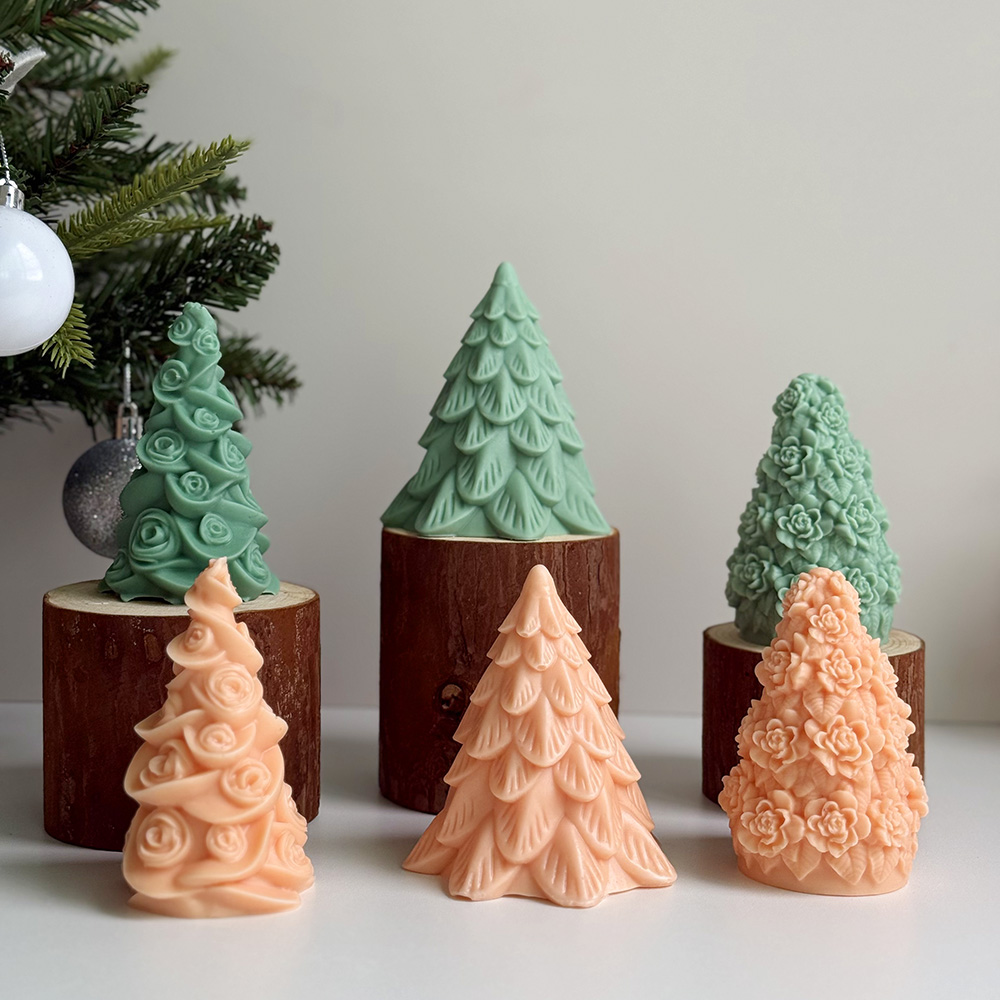 Floral Tree Silicone Molds & Candle Creation – Silicone Mold for Candle, Soap, Resin | bksiliconestudto