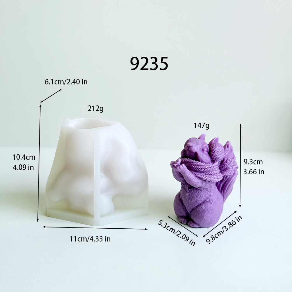 Cute Animal Silicone Molds for DIY Crafts – Silicone Mold for Candle, Soap, Resin | bksiliconestudto