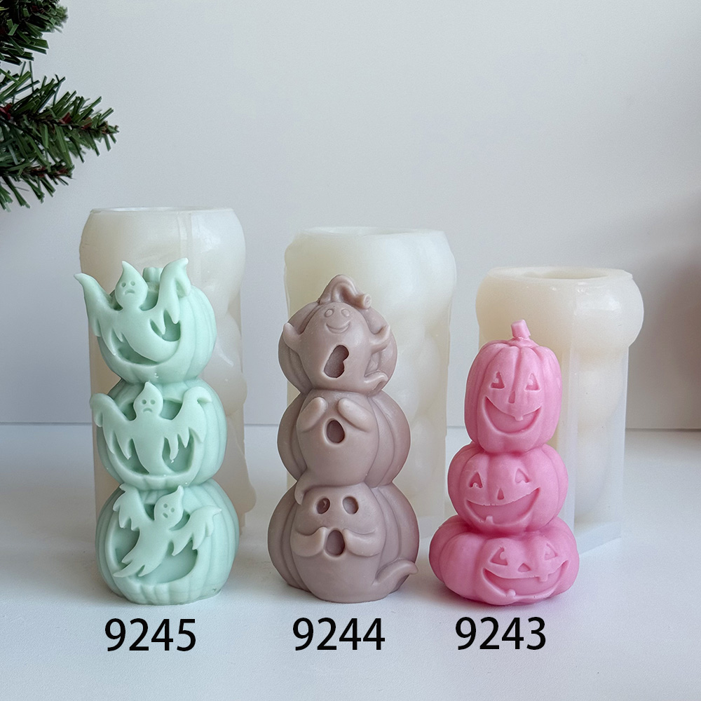 Halloween - Themed Candle Molds & Finished Crafts – Silicone Mold for Candle, Soap, Resin | bksiliconestudto