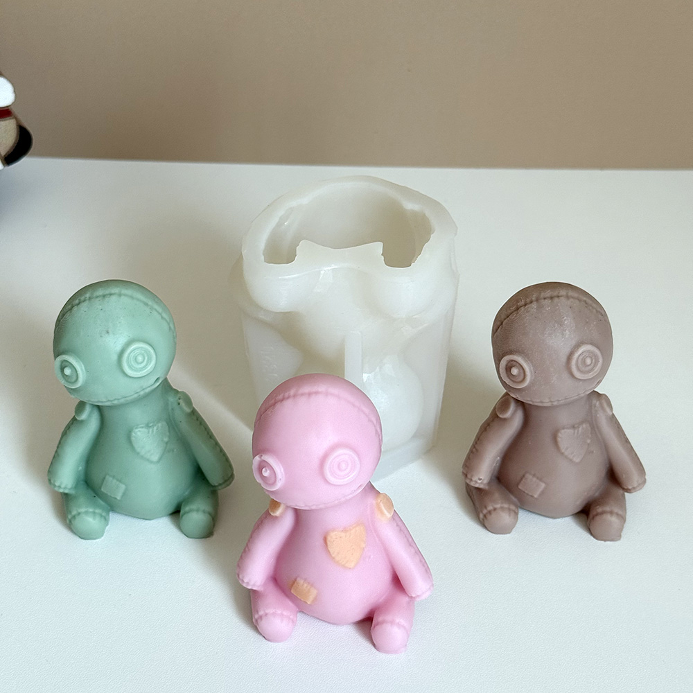 Cute Alien - Shaped Silicone Molds and Finished Resin/Soap Creations – Silicone Mold for Candle, Soap, Resin | bksiliconestudto