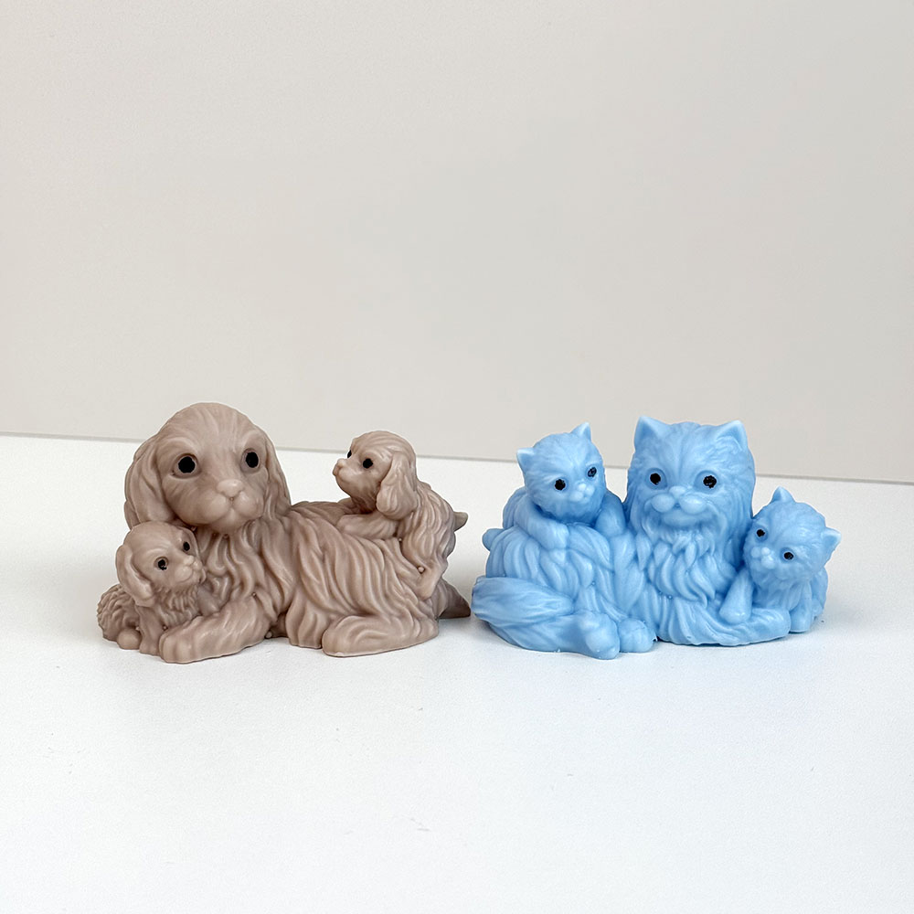 Adorable Pet - Family Silicone Mold Creations – Silicone Mold for Candle, Soap, Resin | bksiliconestudto