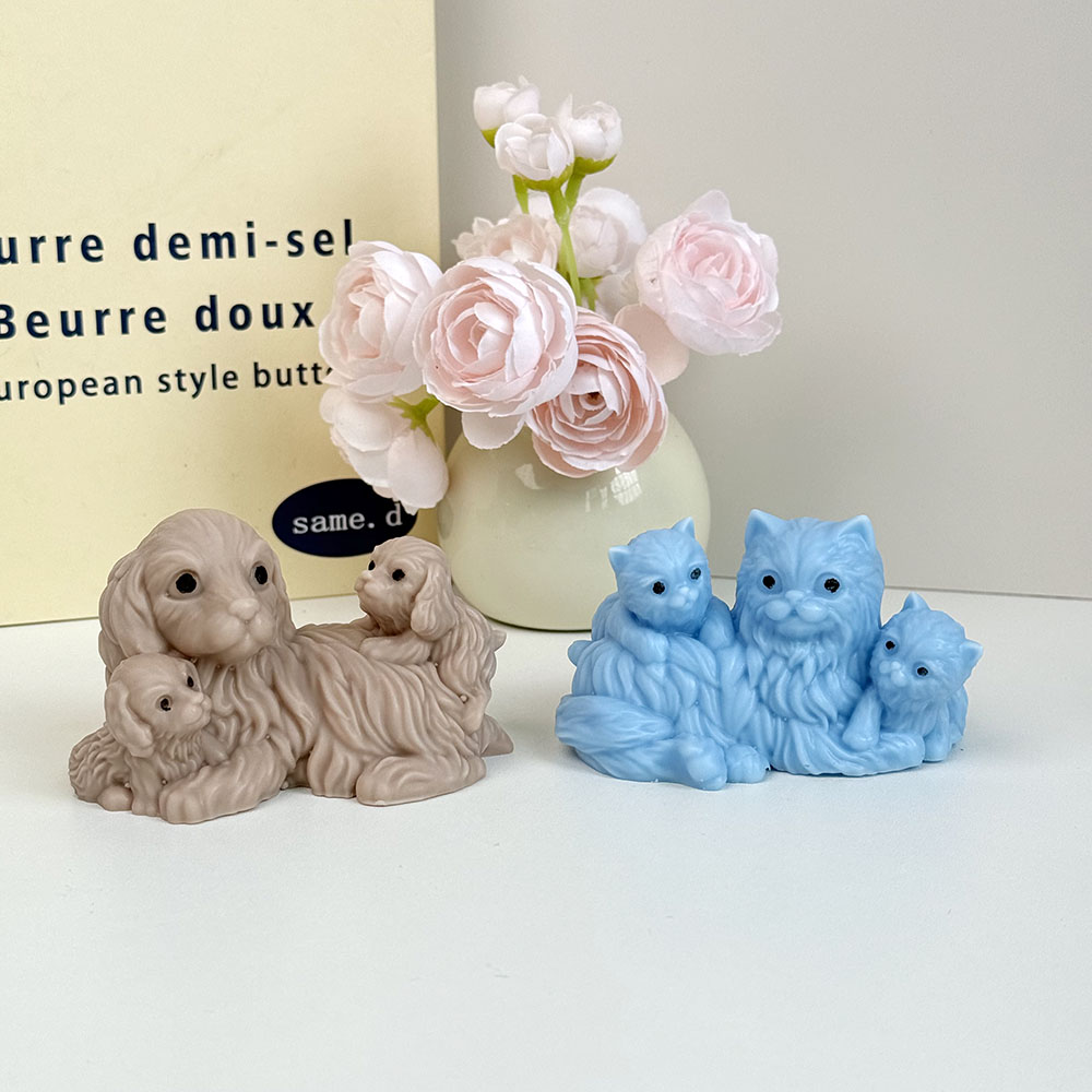 Adorable Pet - Family Silicone Mold Creations – Silicone Mold for Candle, Soap, Resin | bksiliconestudto