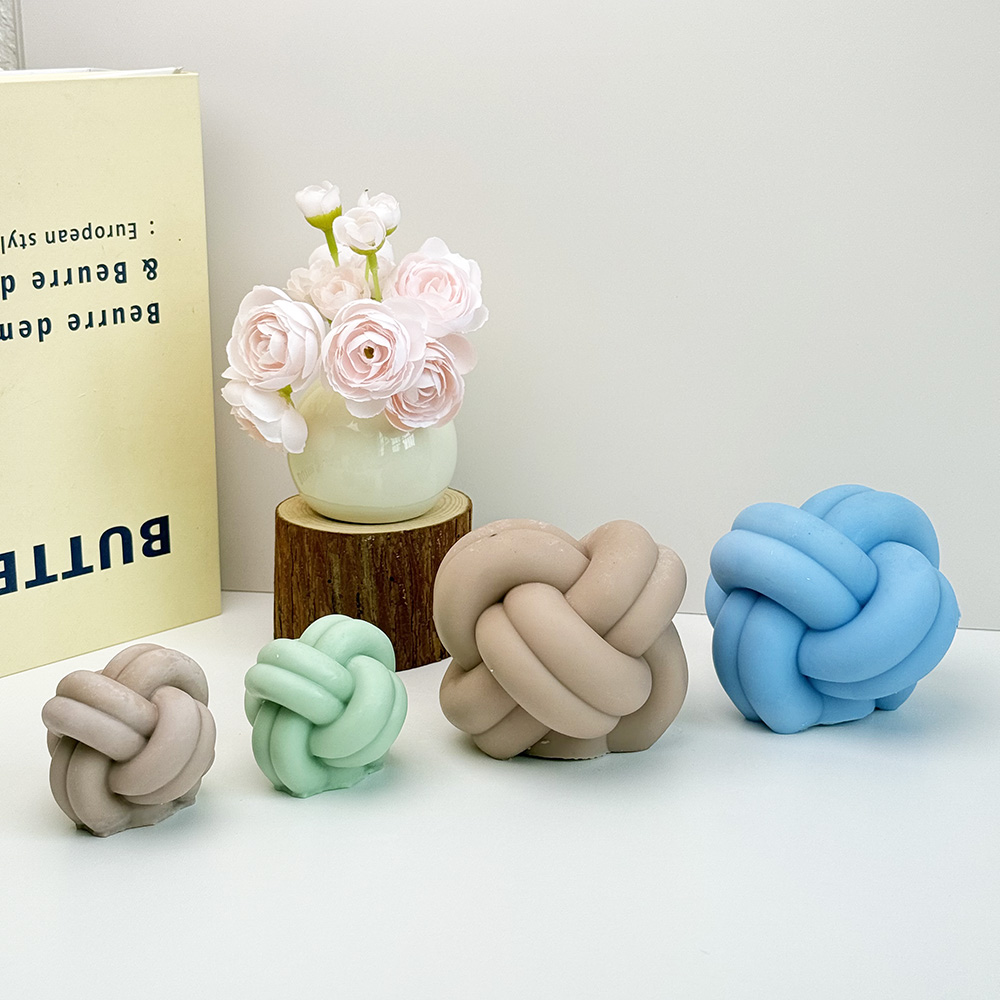Knot - Shaped Silicone Molds for DIY Crafts – Silicone Mold for Candle, Soap, Resin | bksiliconestudto