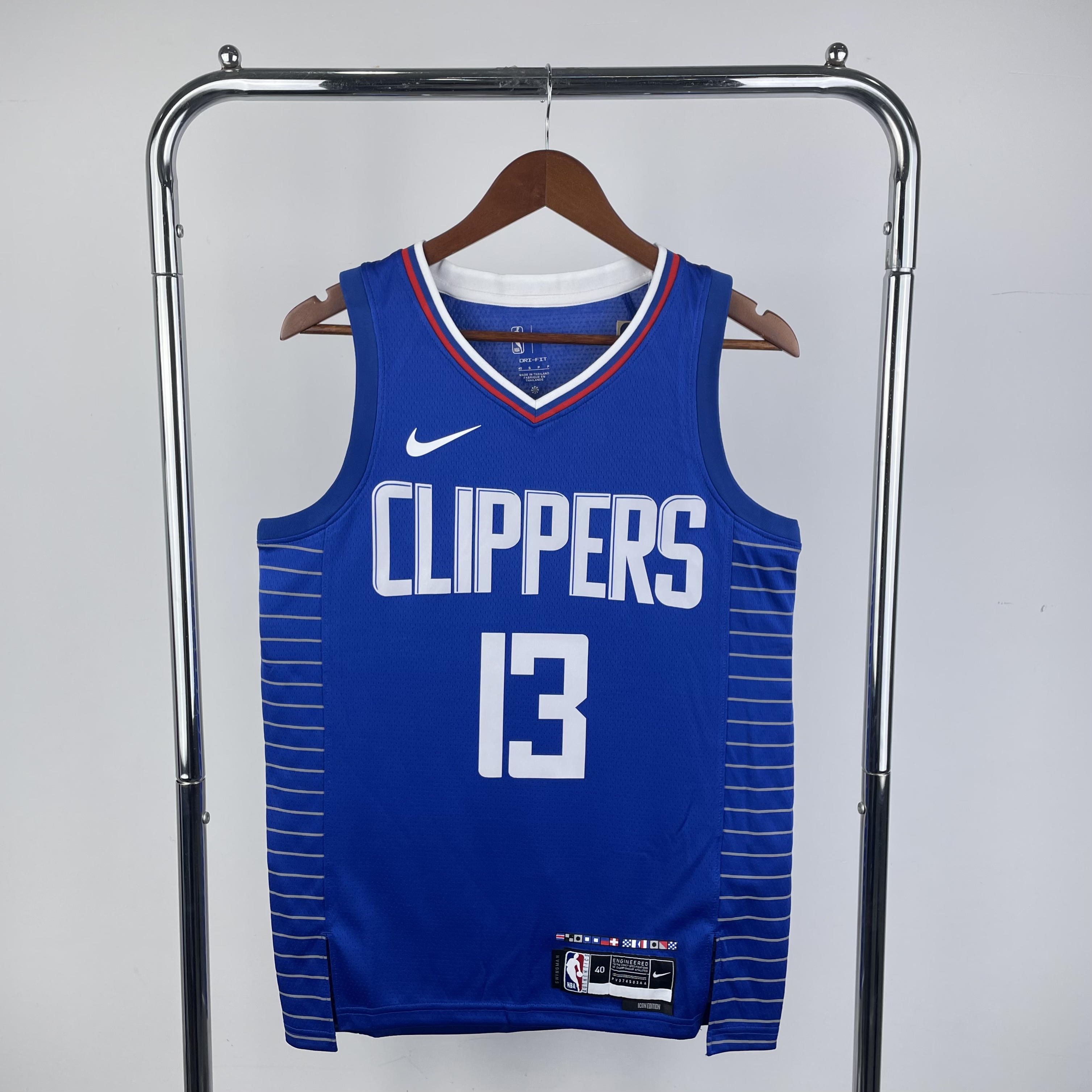 23 Season Los Angeles Clippers Away Blue  No.13 George