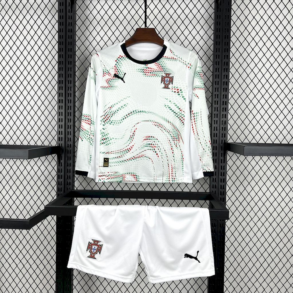 kids kit Portugal 25/26 Away Long Sleeves size 16-28