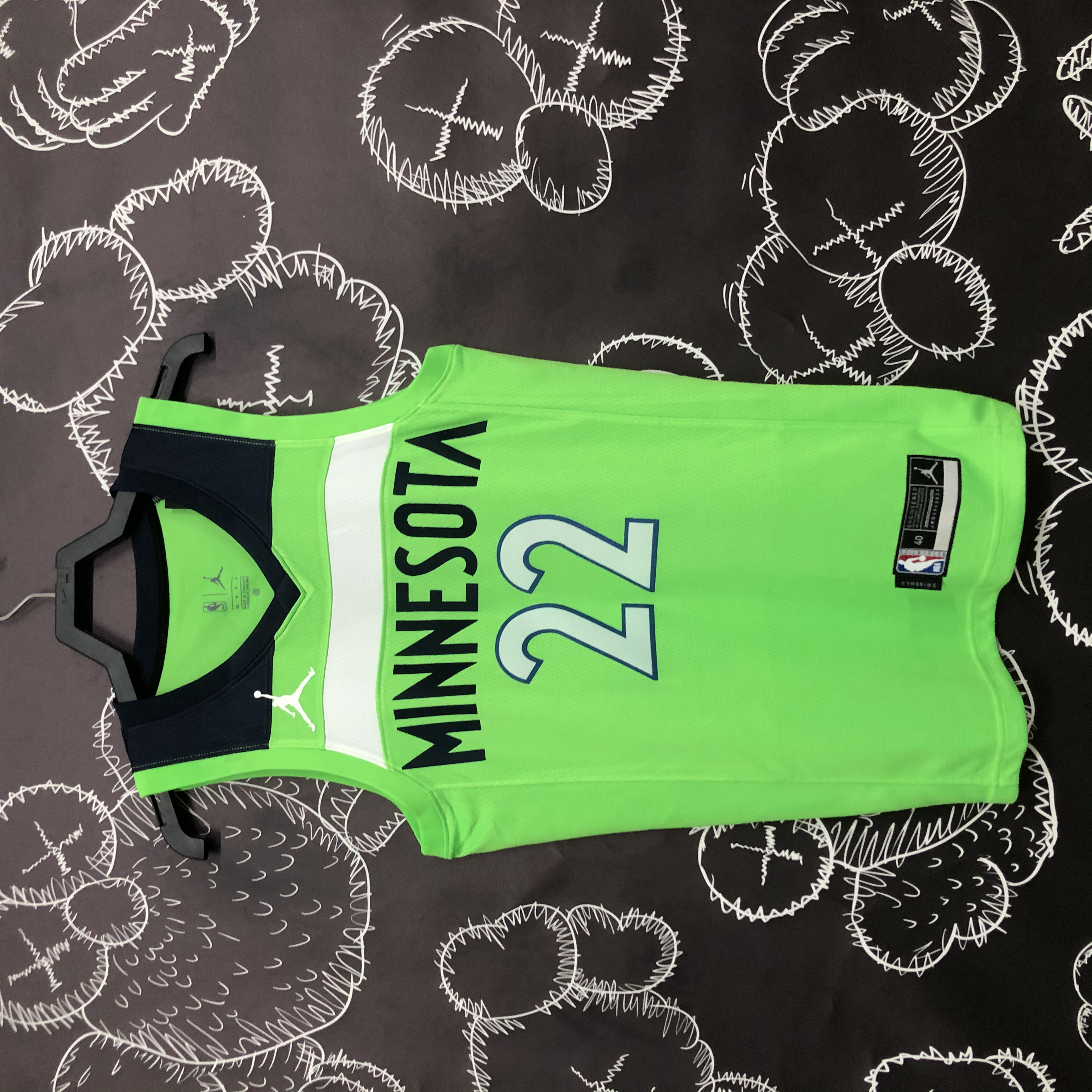 MINNESOTA TIMBERWOLVES GREEN  NO.22 WIGGINS